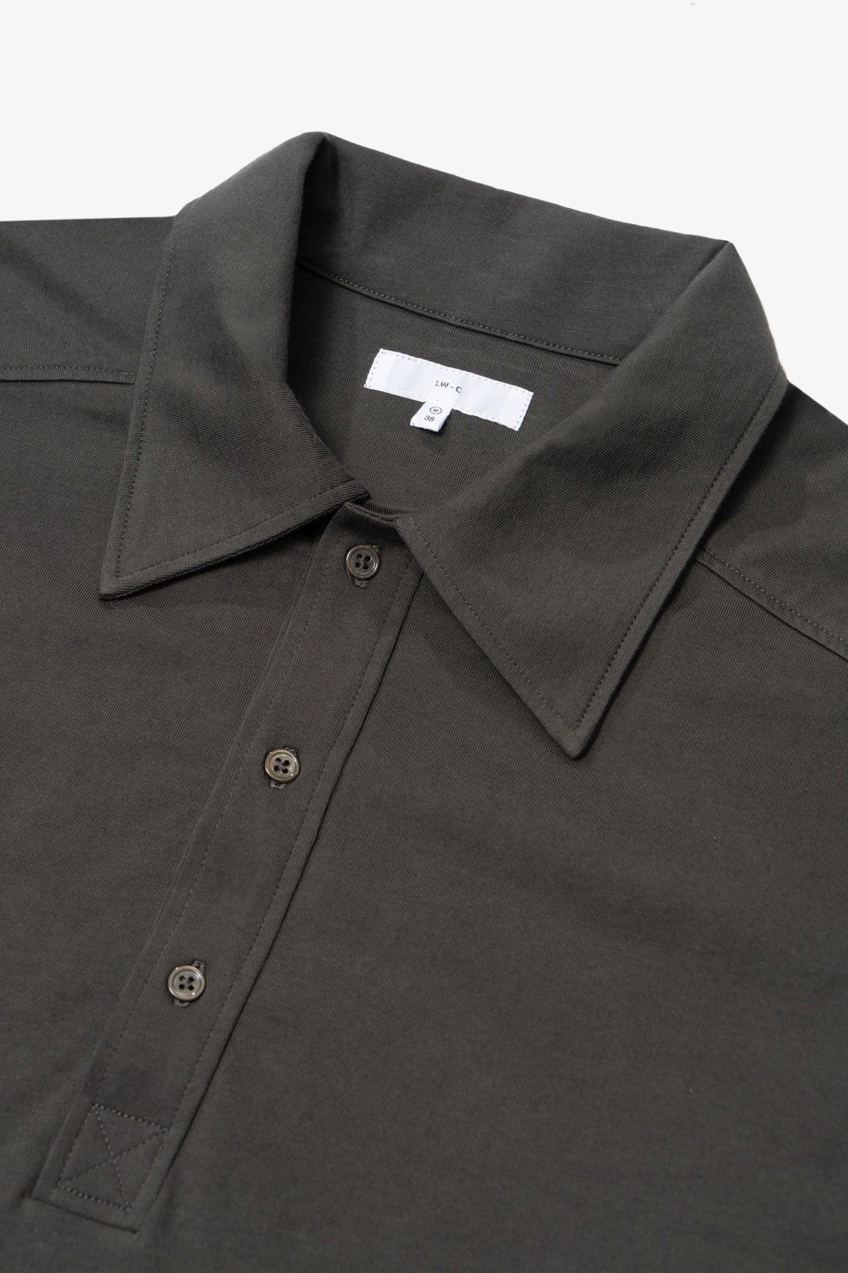 L/S WALTER POLO - GRANITE