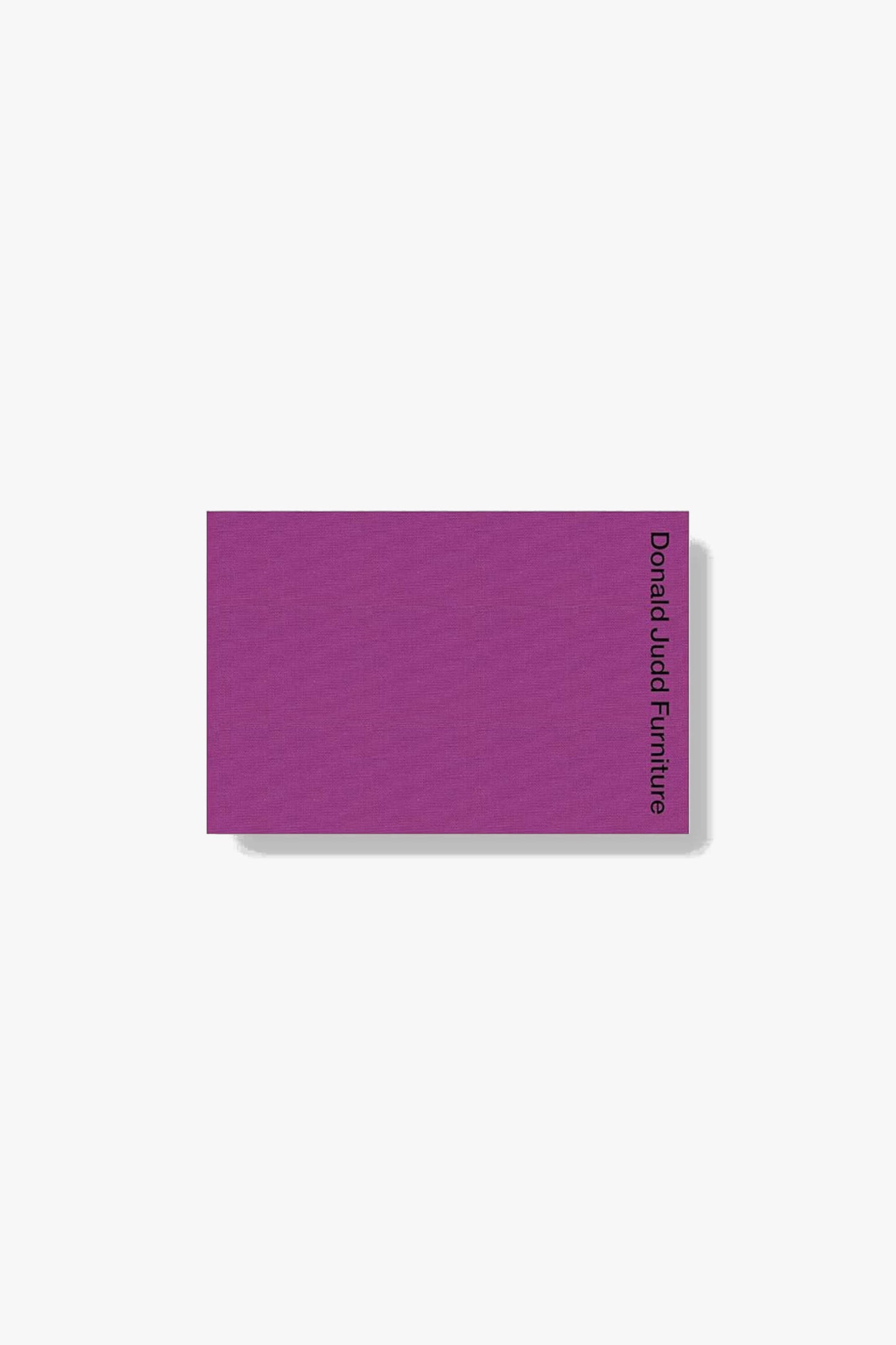 Cover of “Donald Judd: Furniture”