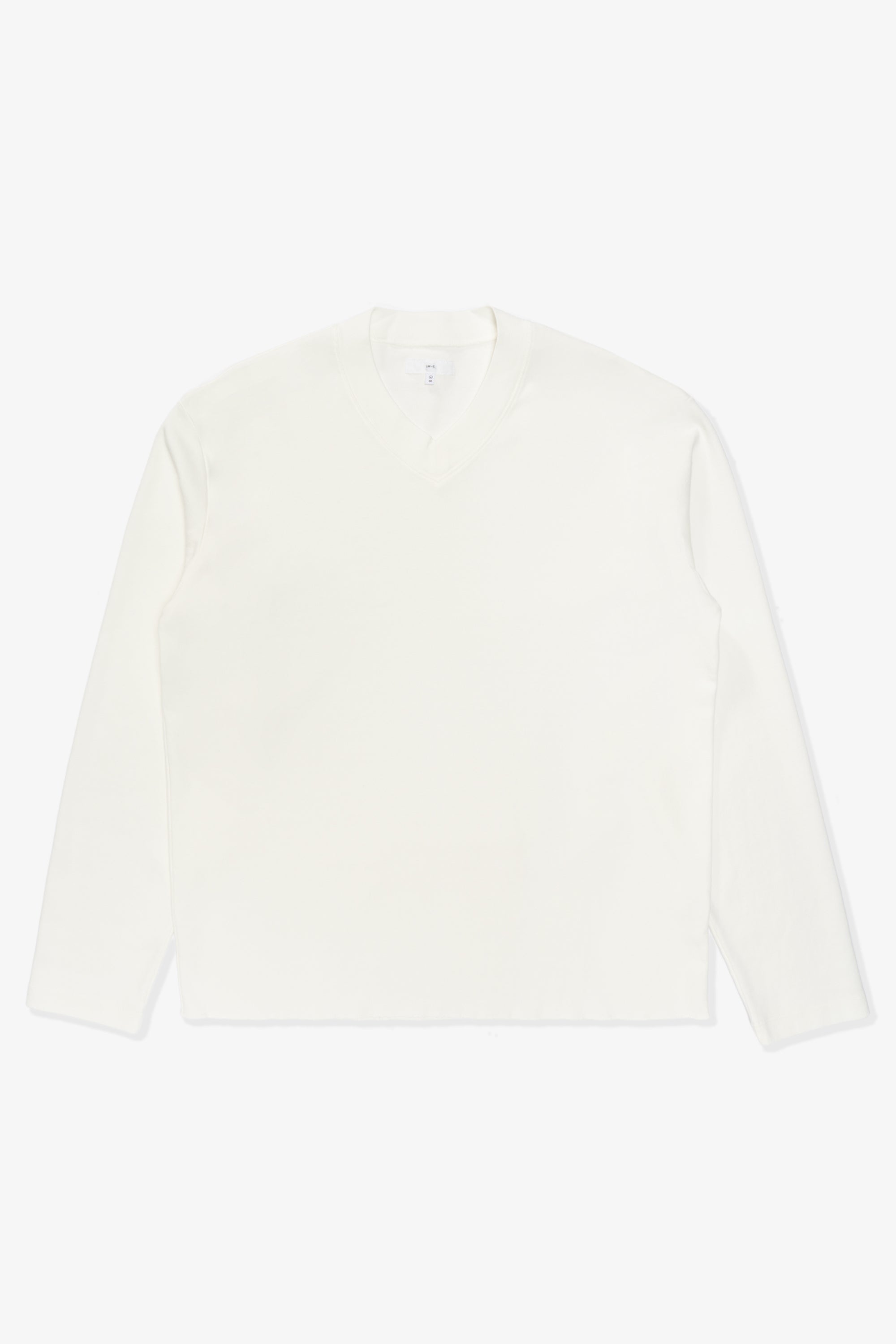 HIGH V-NECK T-SHIRT - WHITE – LADY WHITE CO.