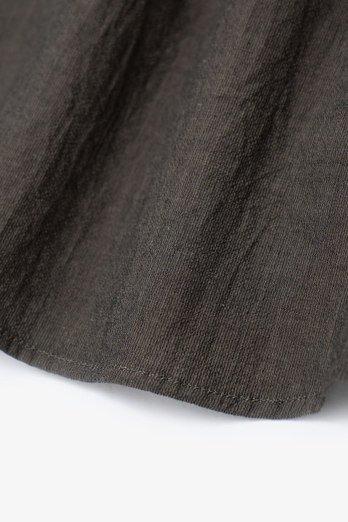 LYNN POPLIN S/S SHIRT - BROWN PEARL