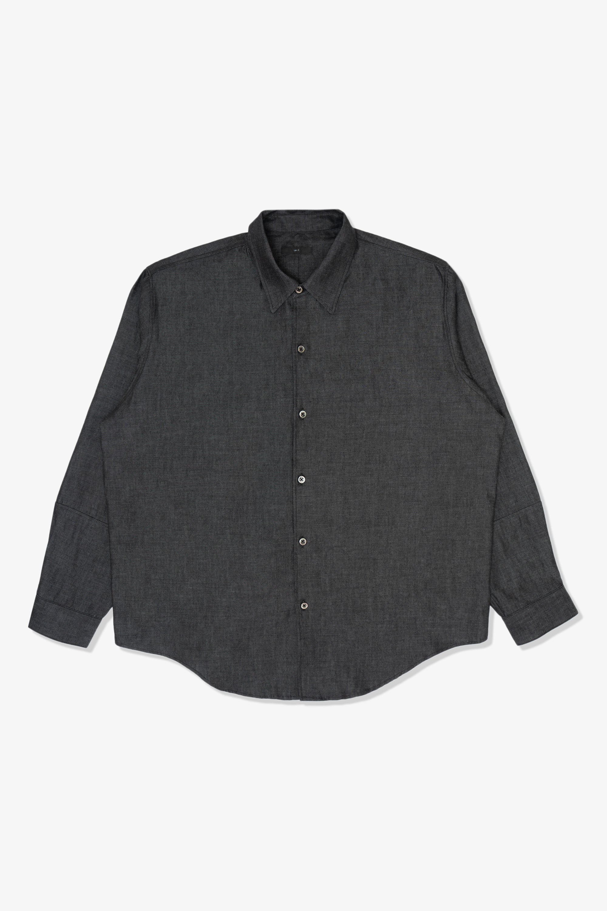 LYNN CHAMBRAY L/S SHIRT - BLACK CHAMBRAY – LADY WHITE CO.