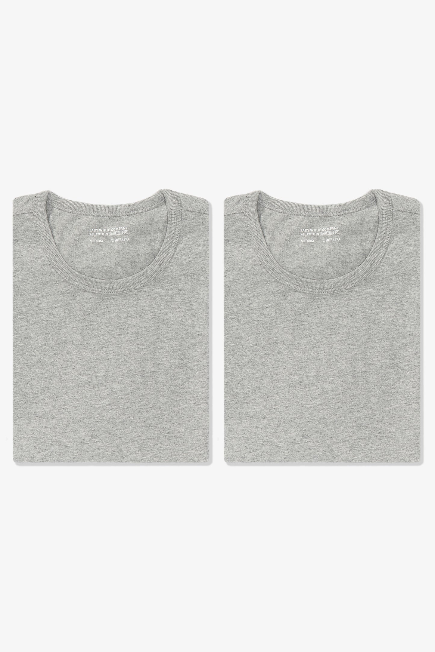 OUR T-SHIRT 2-PACK - HEATHER GREY
