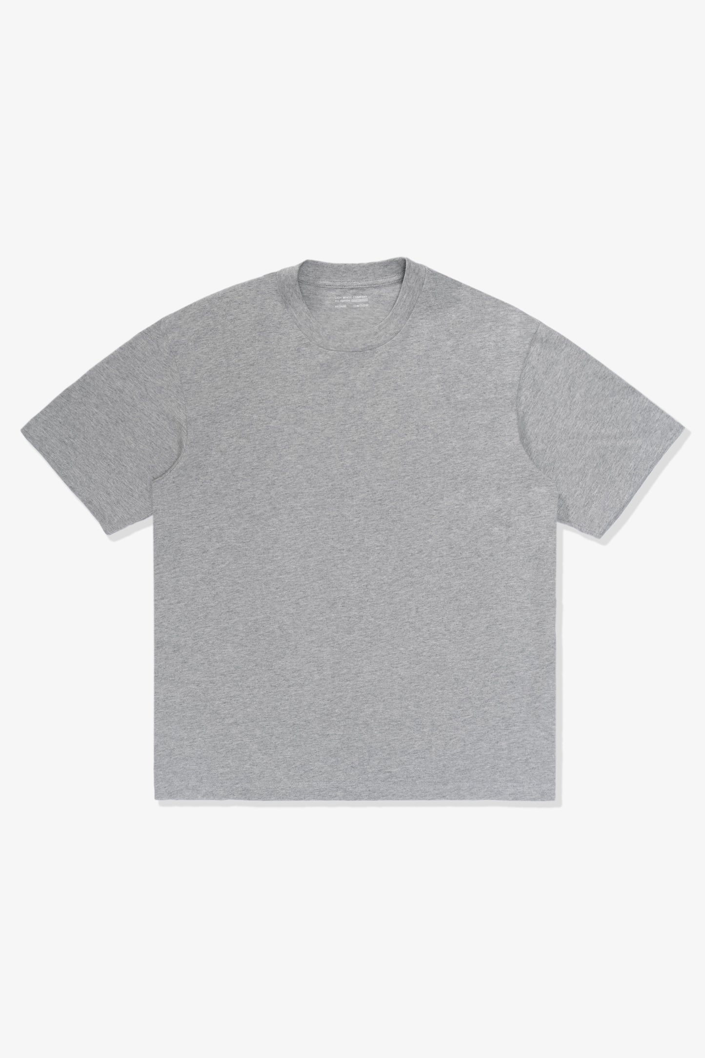Front-facing flat overview of LW102 Municipal T-shirt in Heather Grey