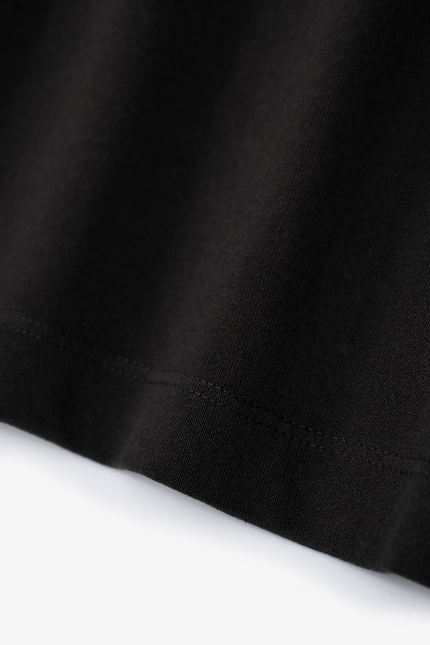 Fabric ripple detail of LW102 Municipal T-shirt in Shadow