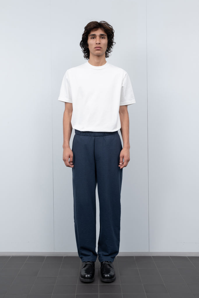 TEXTURED LOUNGE PANT - SOLID NAVY
