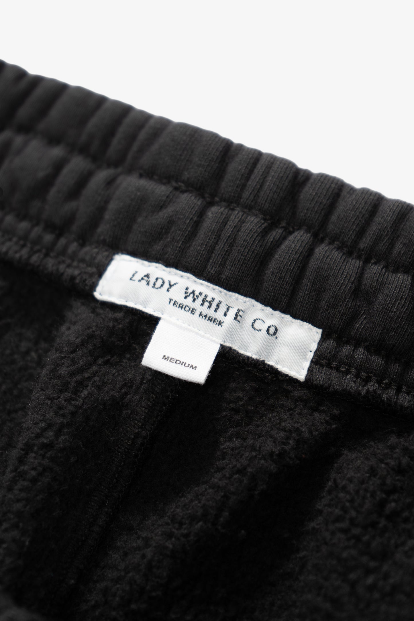 Waistband detail of LW1144M Midweight Sweatpants in Anthracite