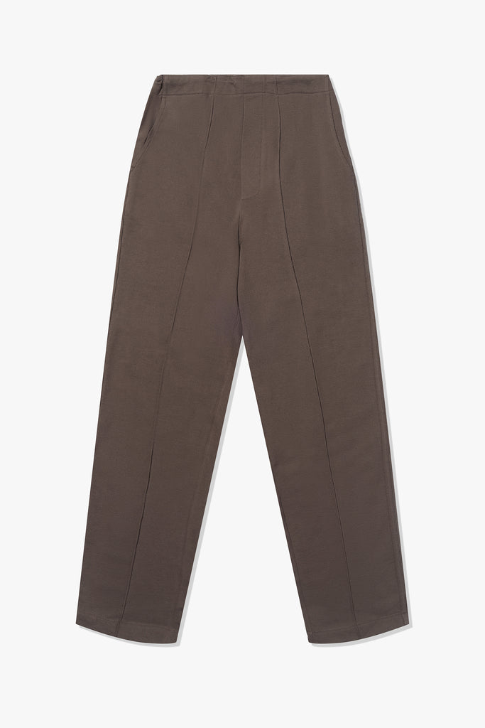 TEXTURED BAND PANT - SOLID GREY