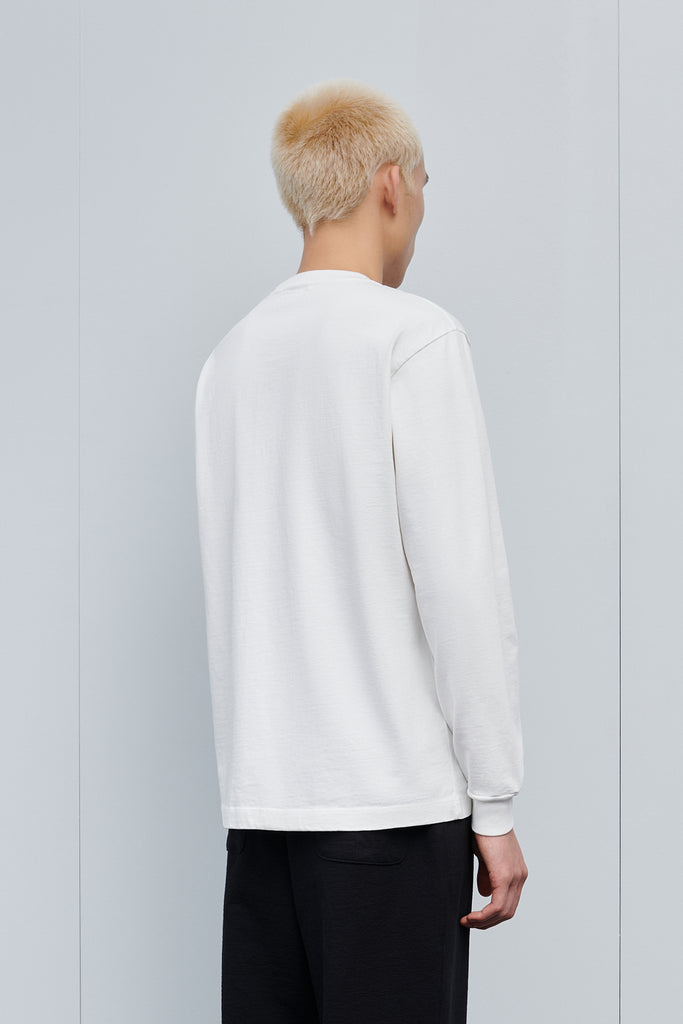 L/S RUGBY T-SHIRT - WHITE