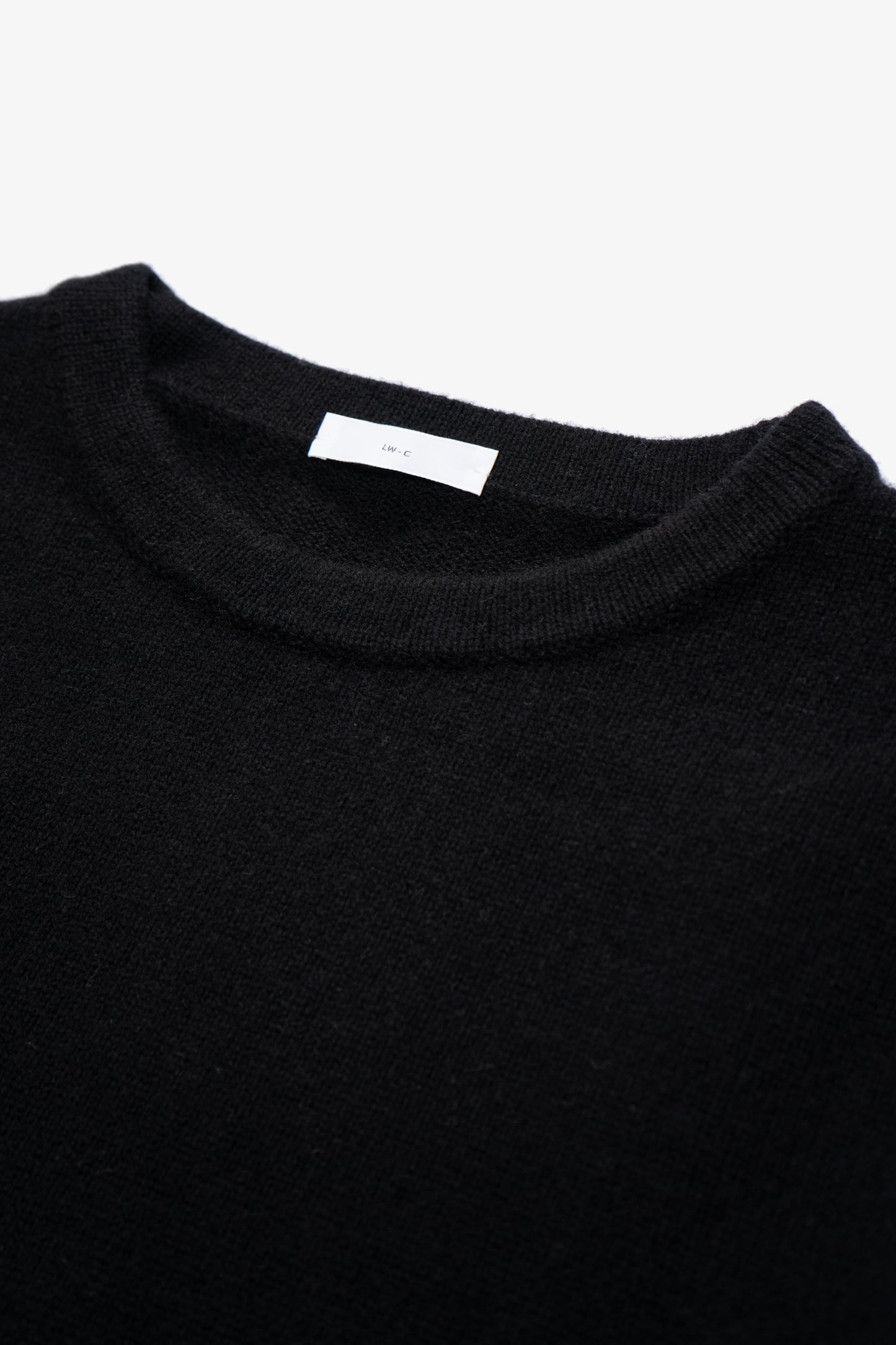 WOOL CASHMERE SWEATER - BLACK