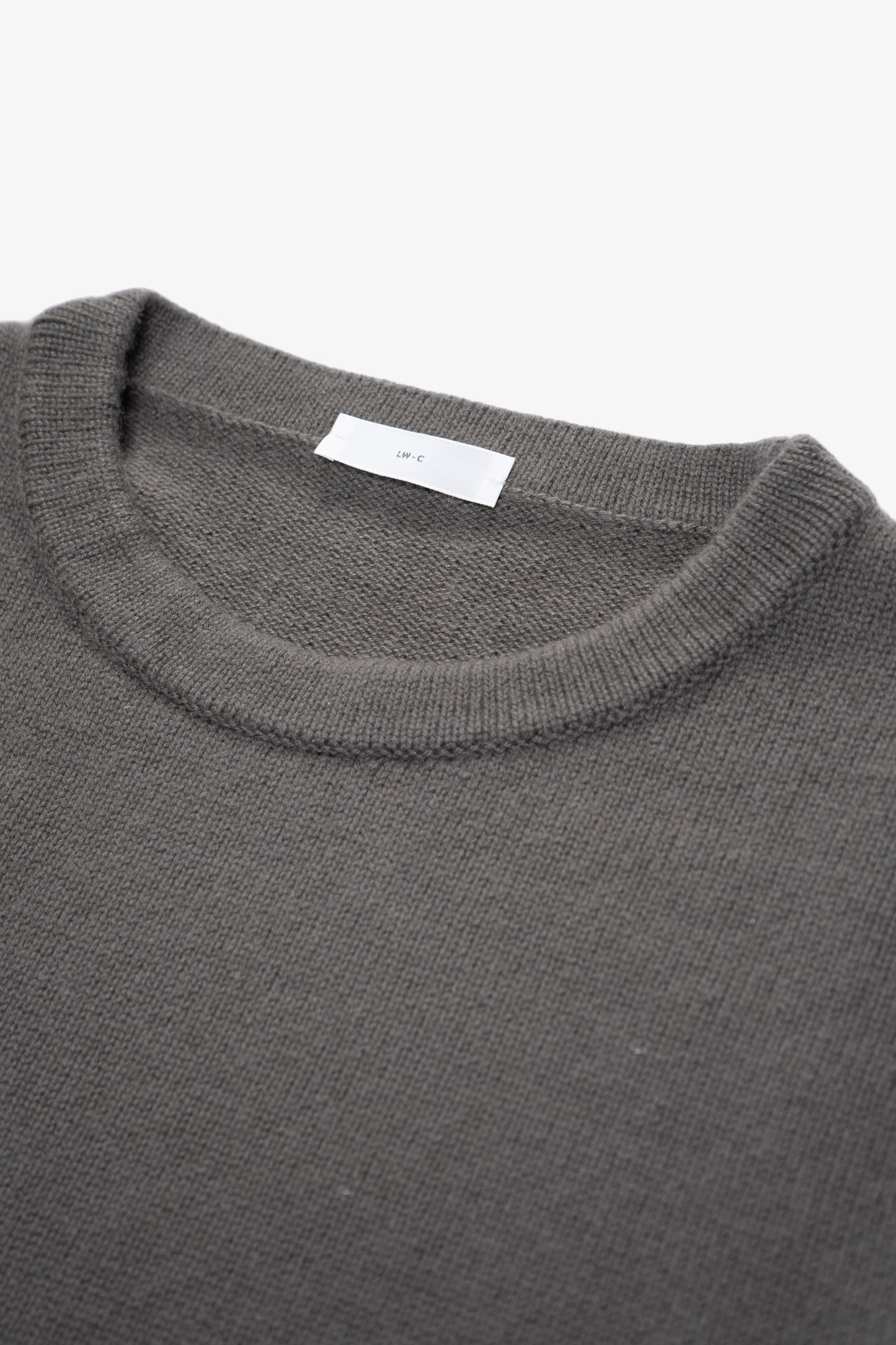 WOOL CASHMERE SWEATER - MARINE GREY