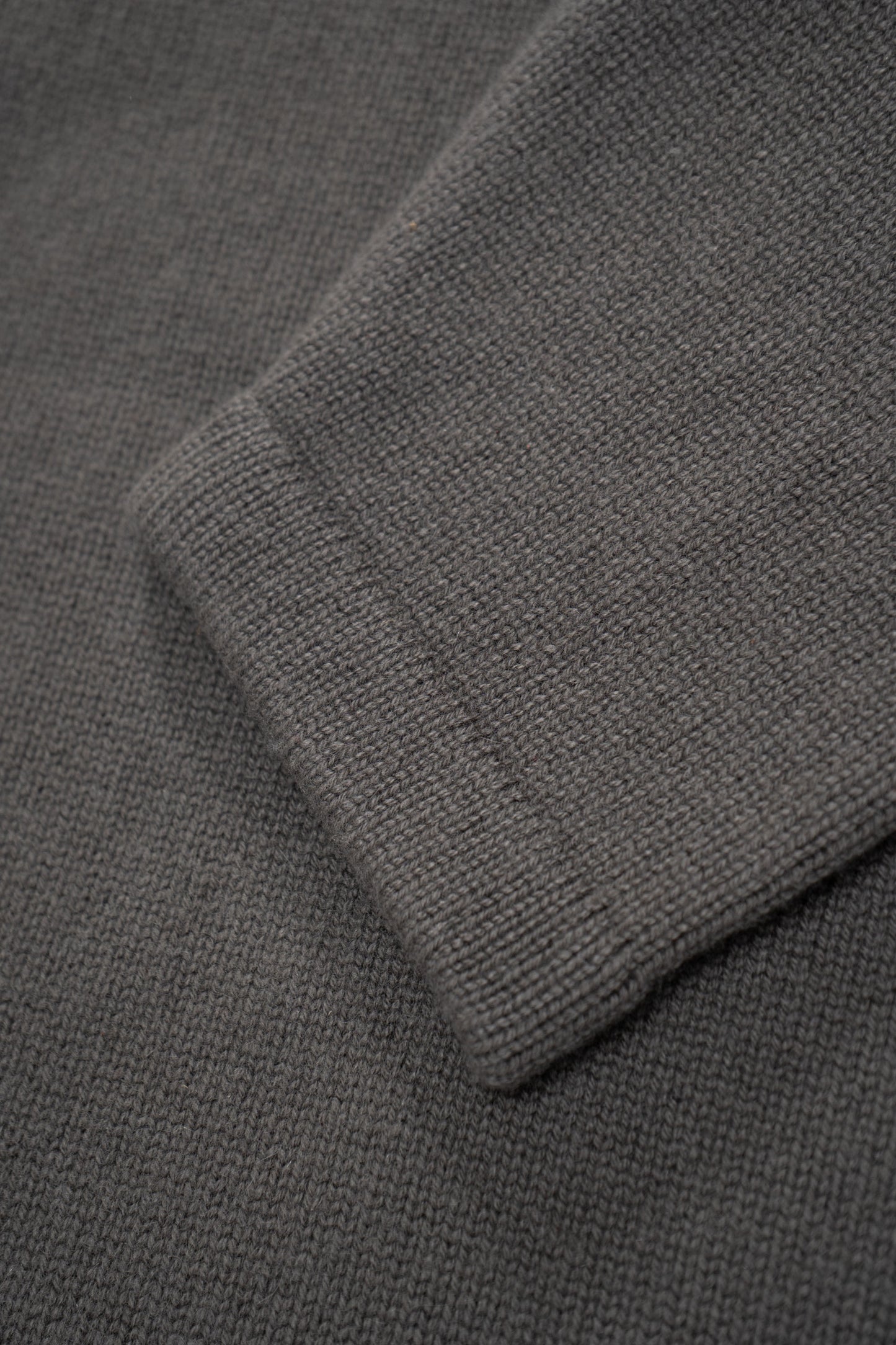 WOOL CASHMERE SWEATER - MARINE GREY