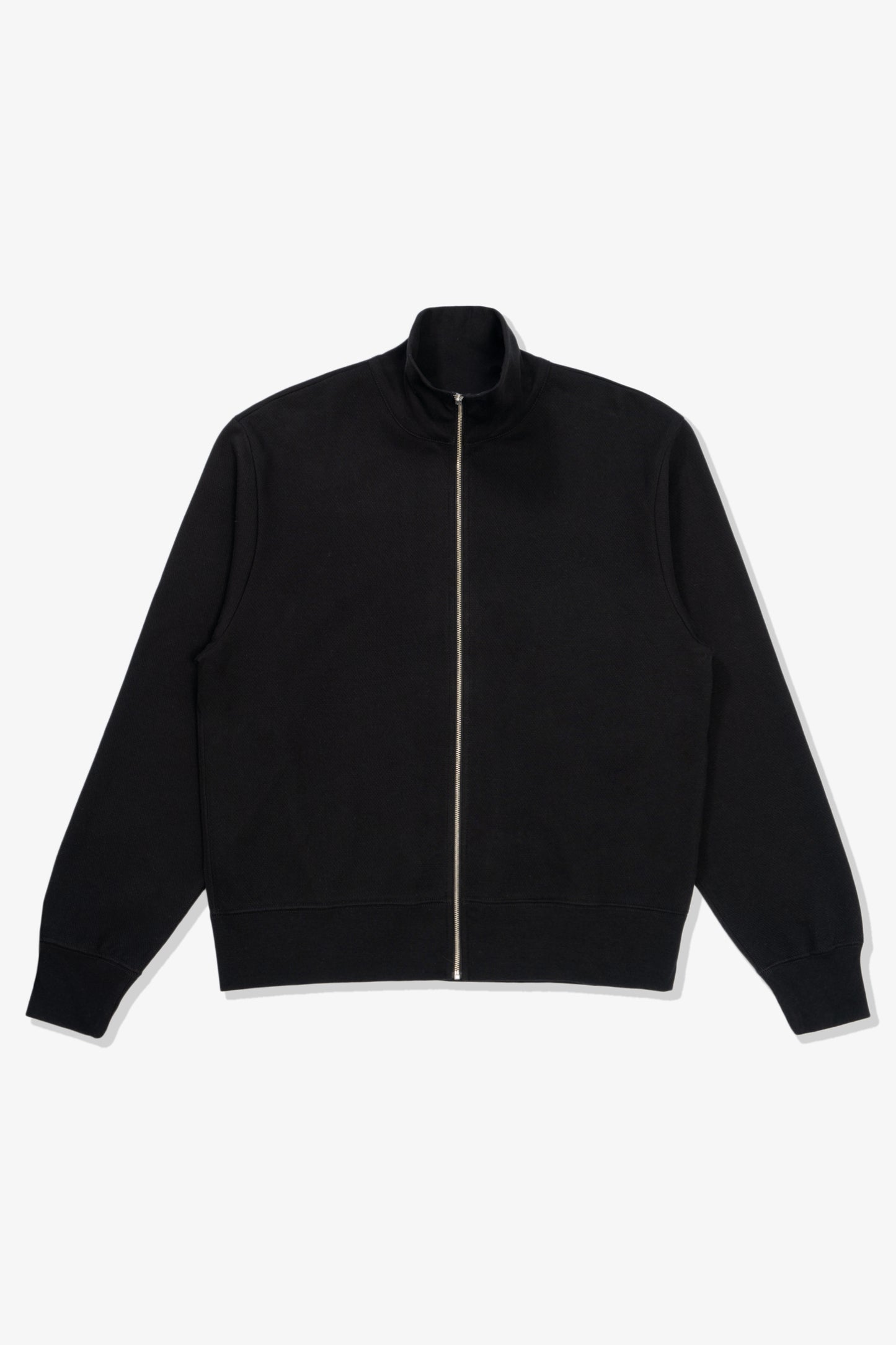 Full front-facing overview of LW140M Mesh Full Zip in Black