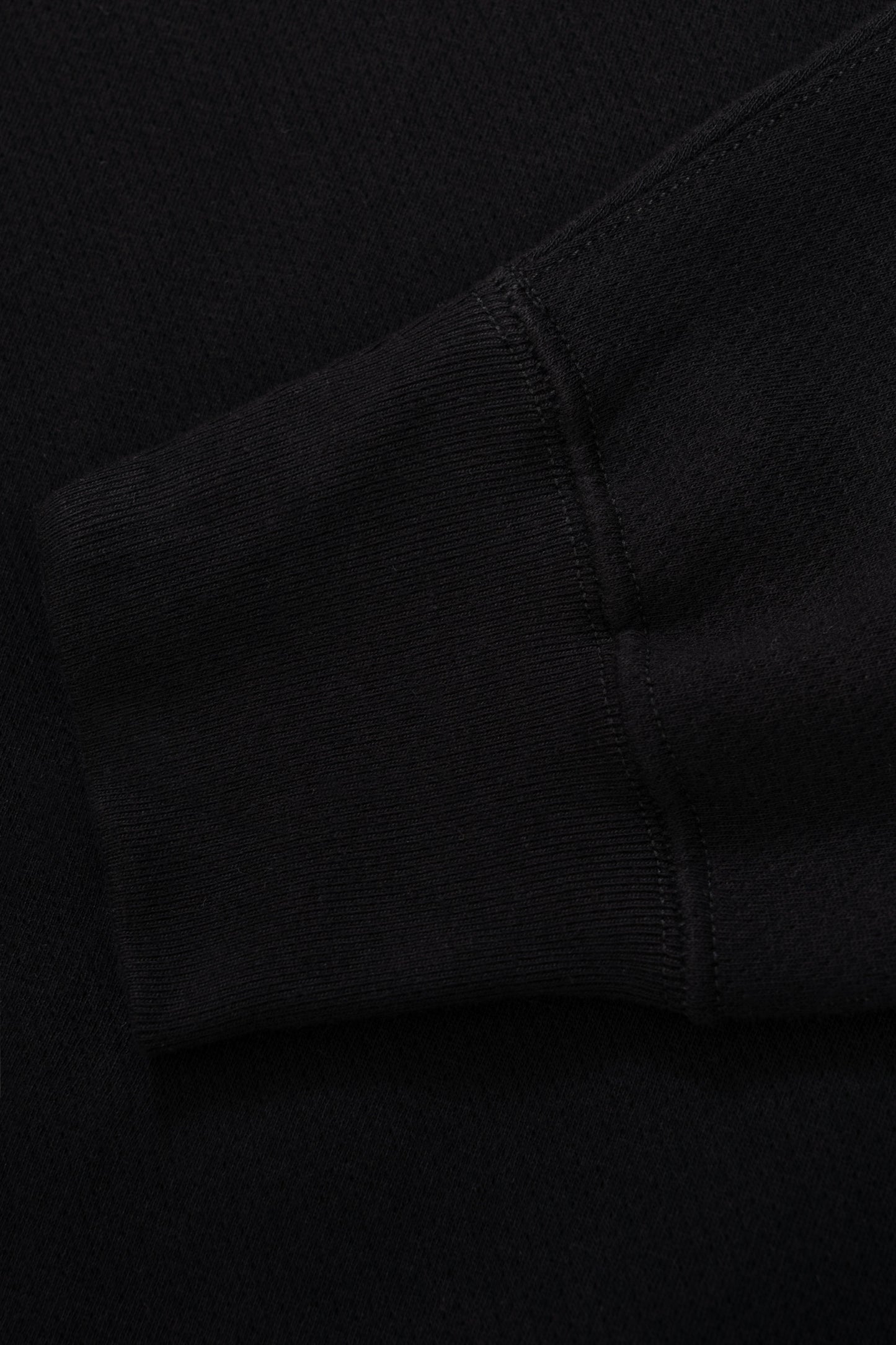 Cuff detail of LW1450M Mesh Full Zip in Black