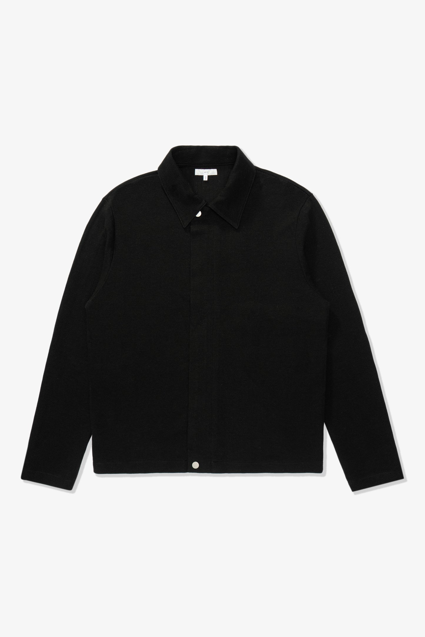 Full front-facing flat overview of LW1660 Double Knit Jacket in Black