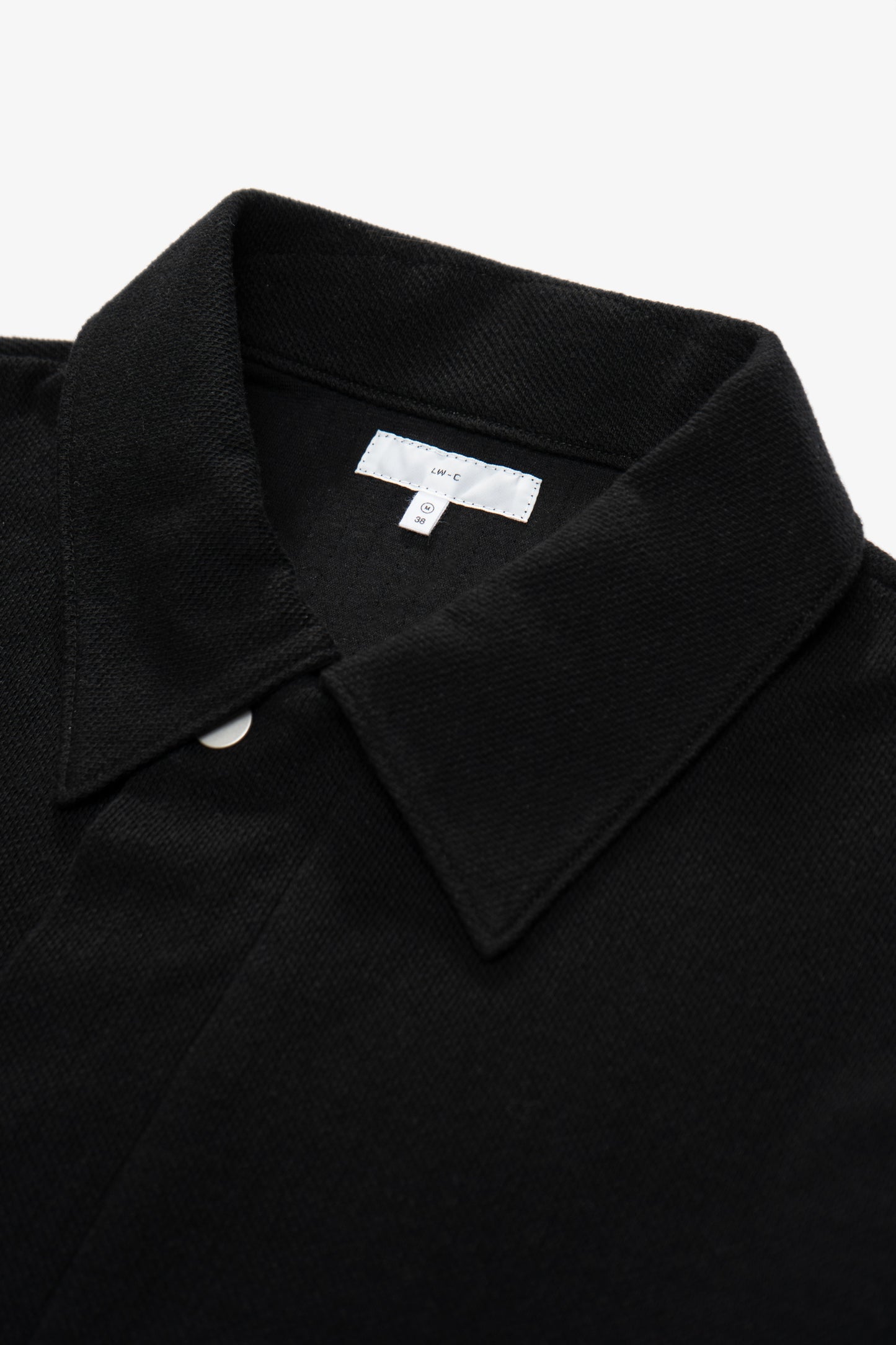 Collar detail of LW1660 Double Knit Jacket in Black