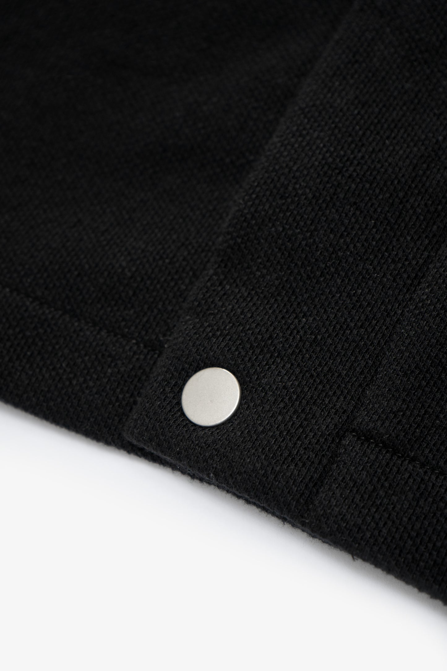 Hem detail of LW1660 Double Knit Jacket in Black
