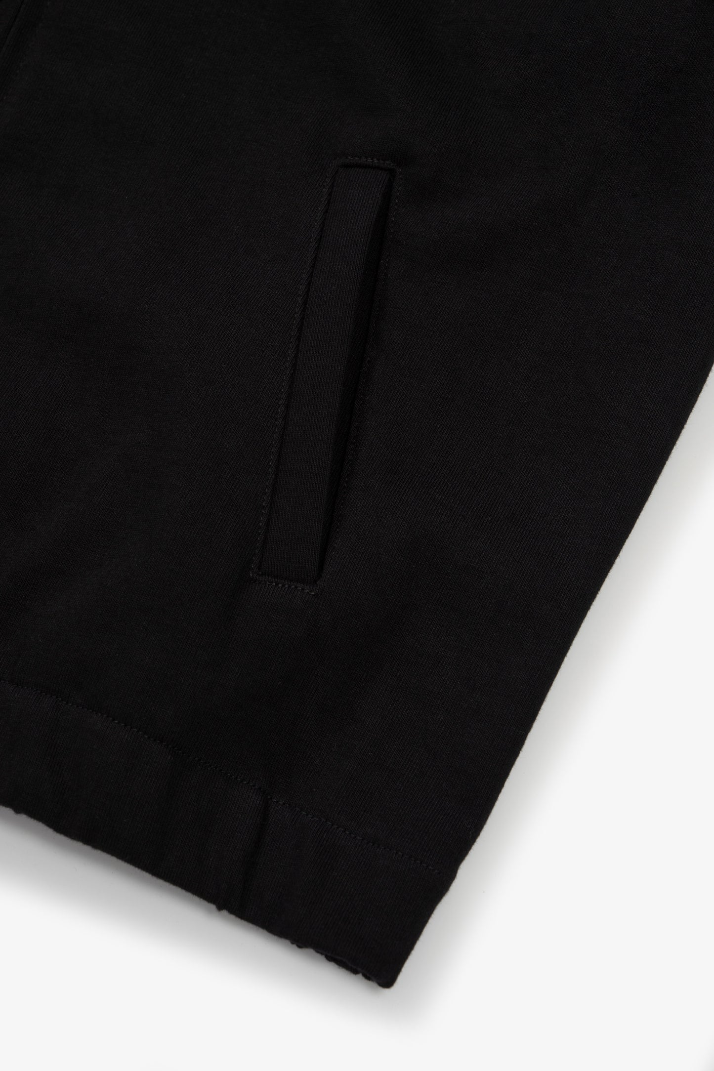 Pocket detail of LW1670 Coach Jacket in Black
