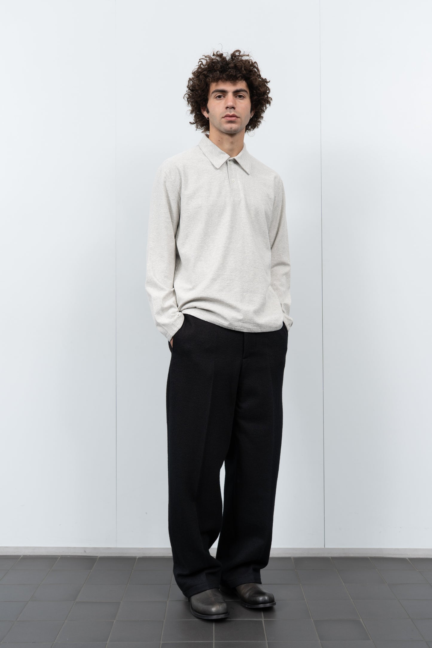 NEP POLO - GREY MELANGE