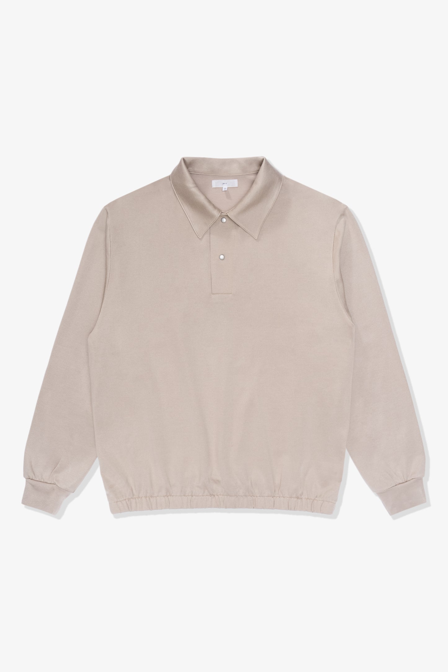 Full front-facing flat overview of LW432CR CR Richmond Polo in Off White