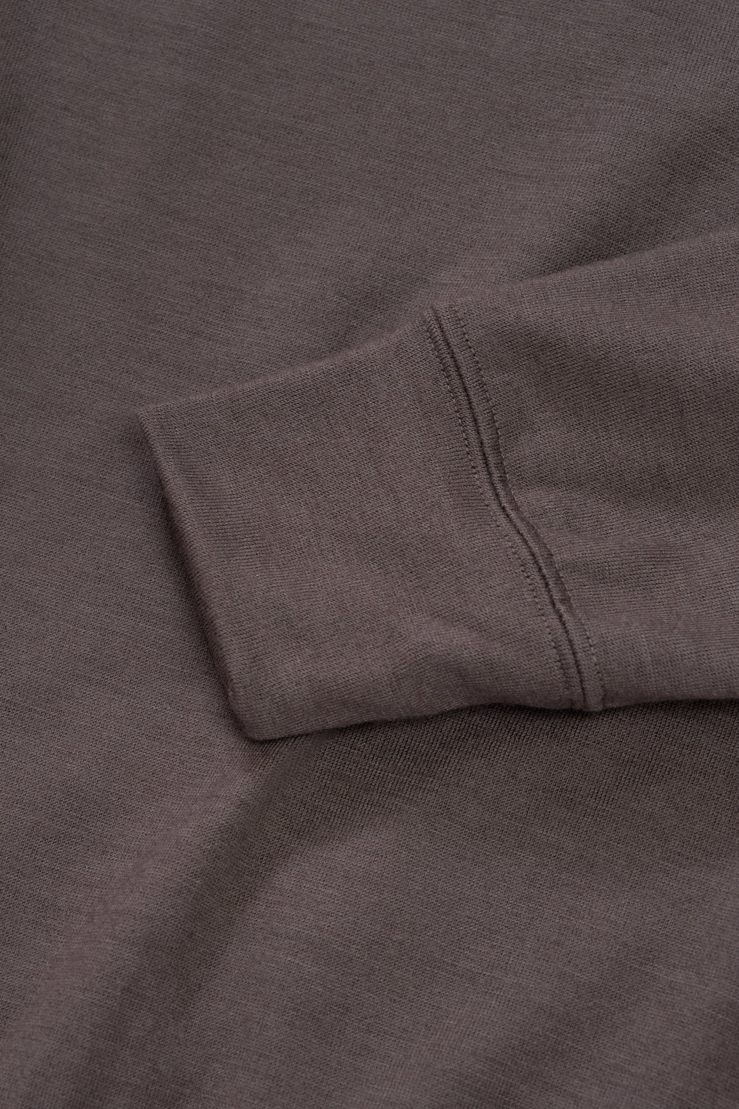 WOOL JERSEY SWEATER - BROWN CLAY