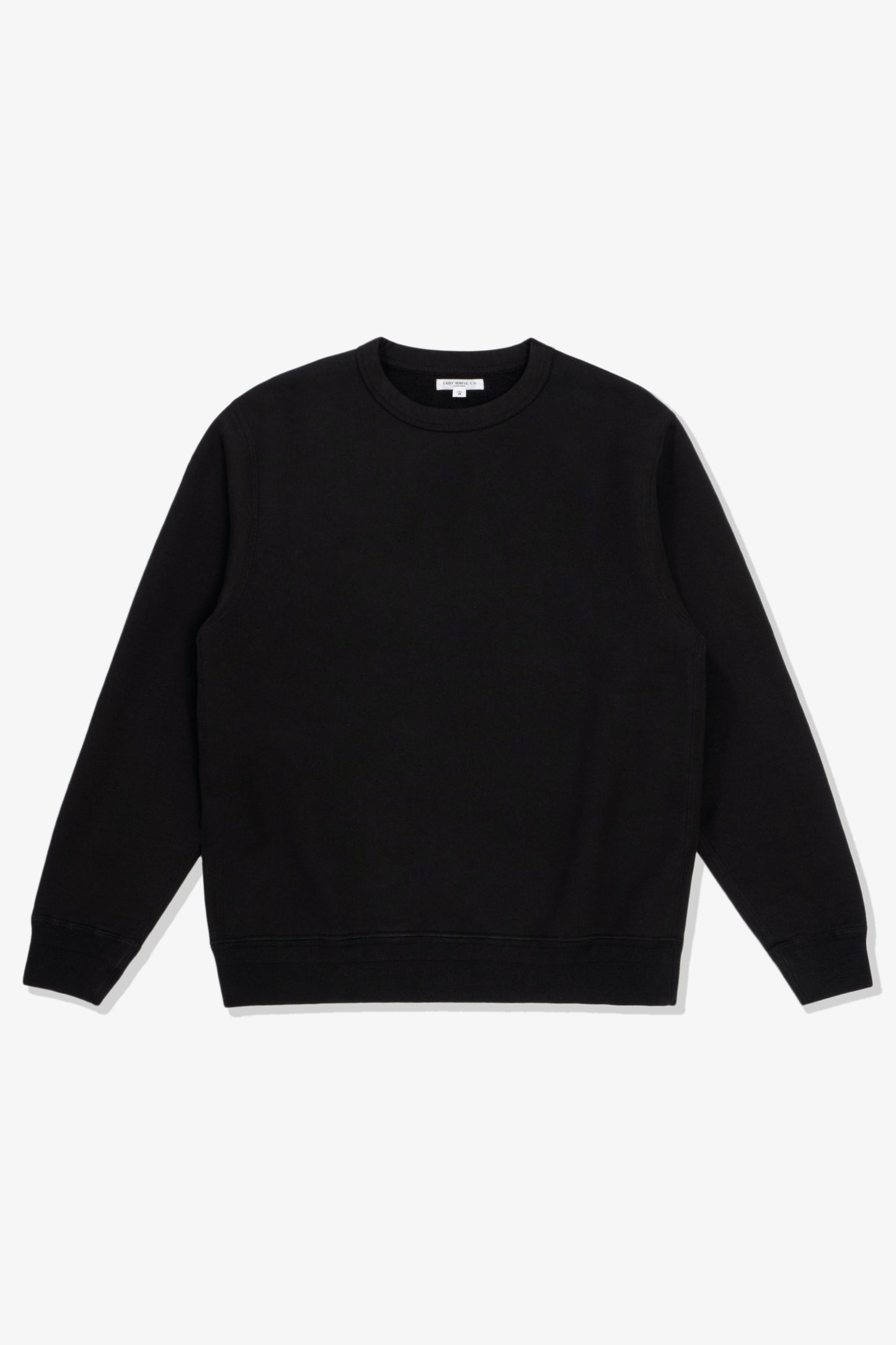 Full front-facing flat overview of LW606 '44 Fleece in Black