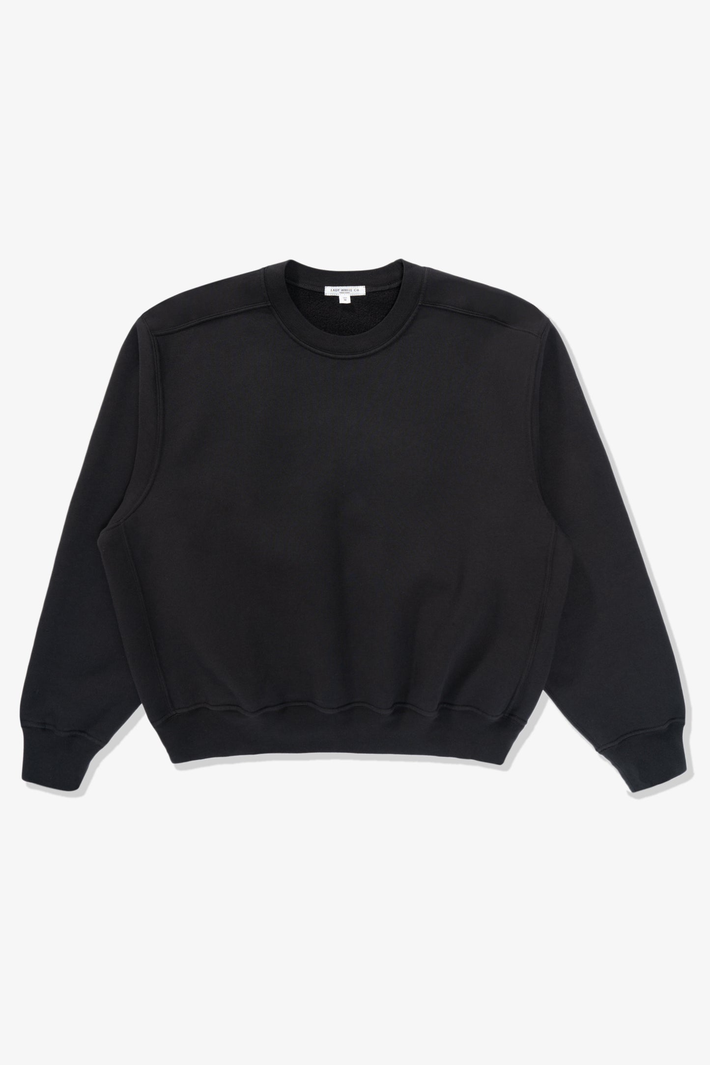 Full front-facing flat overview of LW612 Mini Crewneck in Pigment Mineral