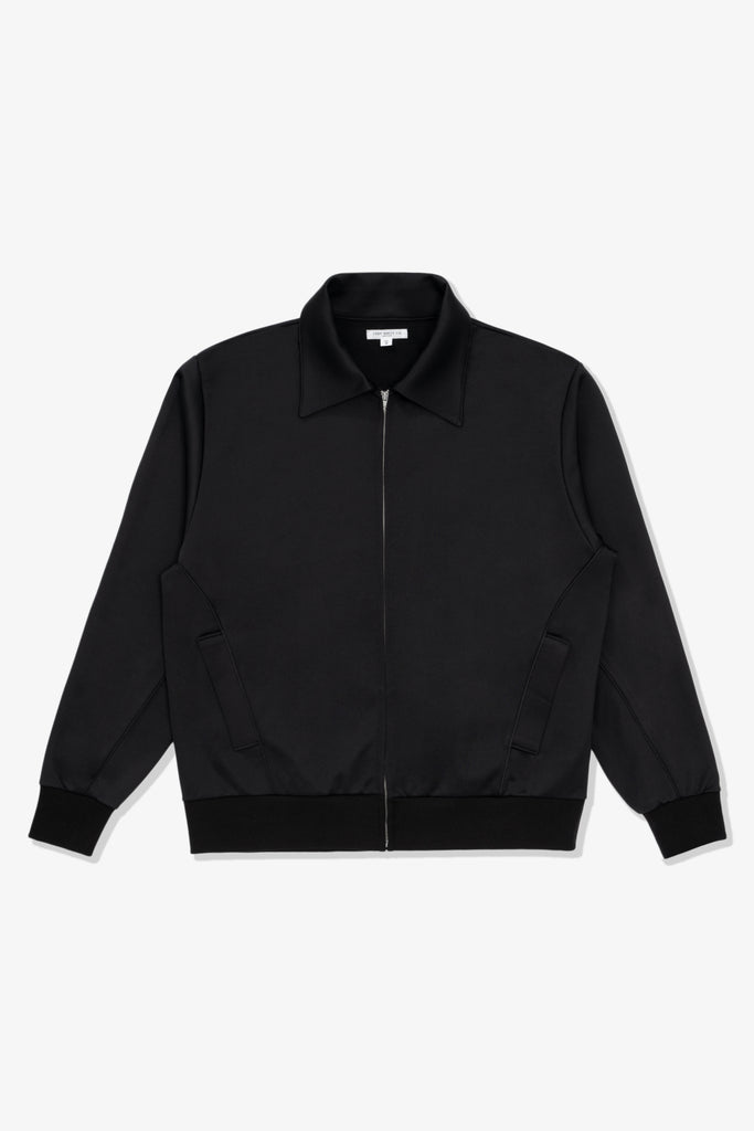 PIPING TRACK JACKET - BLACK