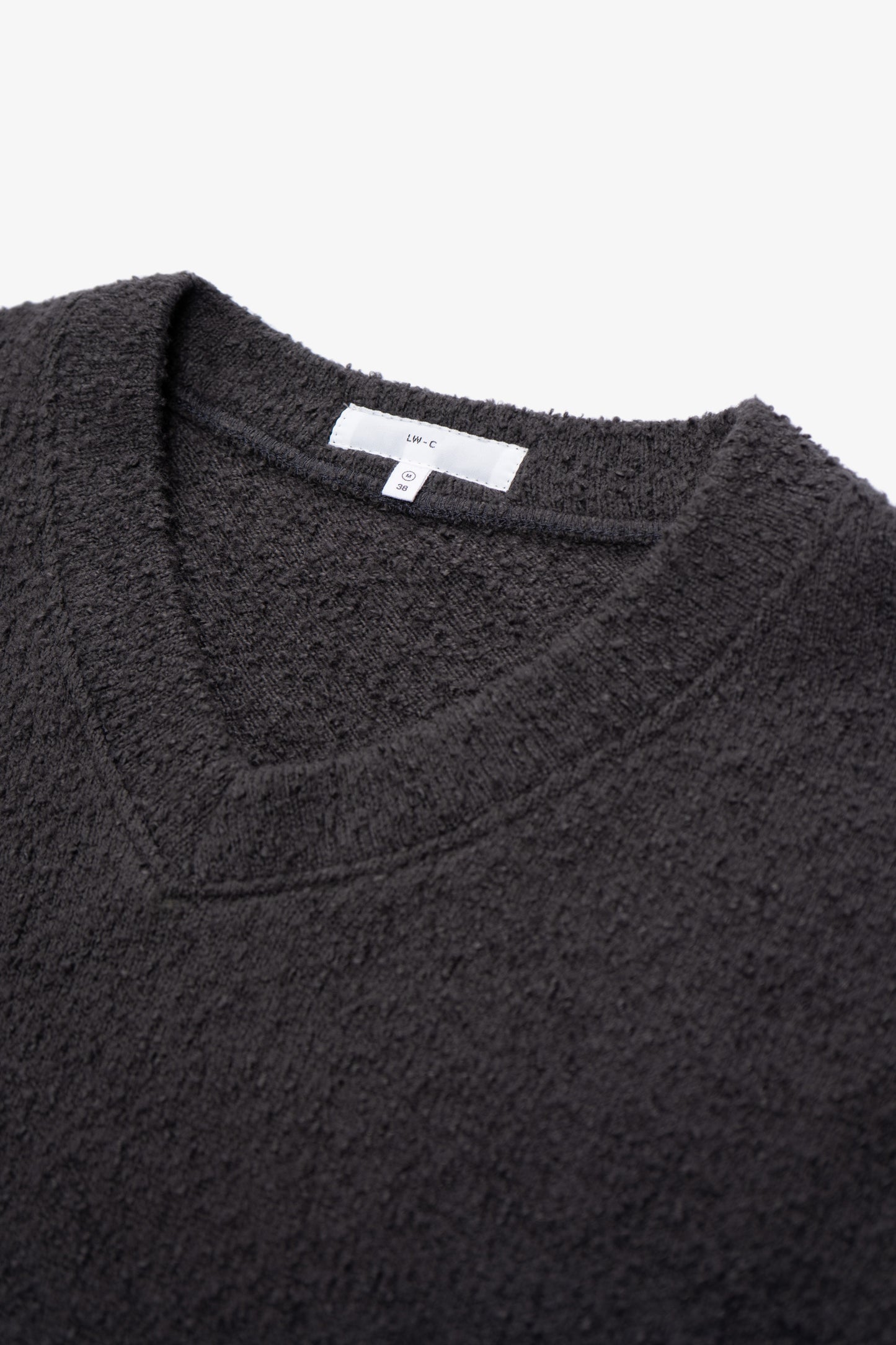 TEDDY HIGH V-NECK - SHADOW