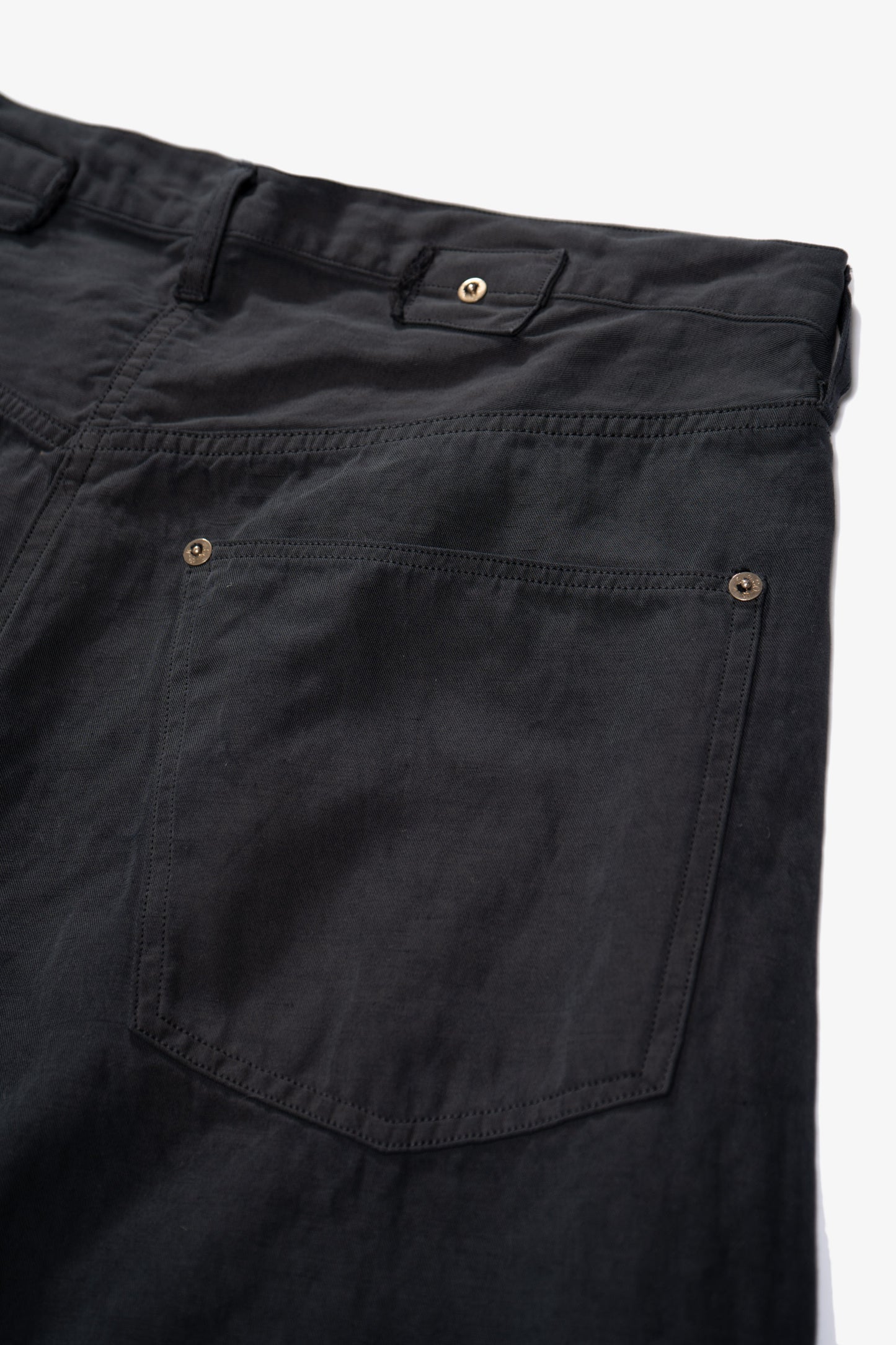 LW - C x KAPTAIN SUNSHINE COTTON LINEN PANT - CHARCOAL