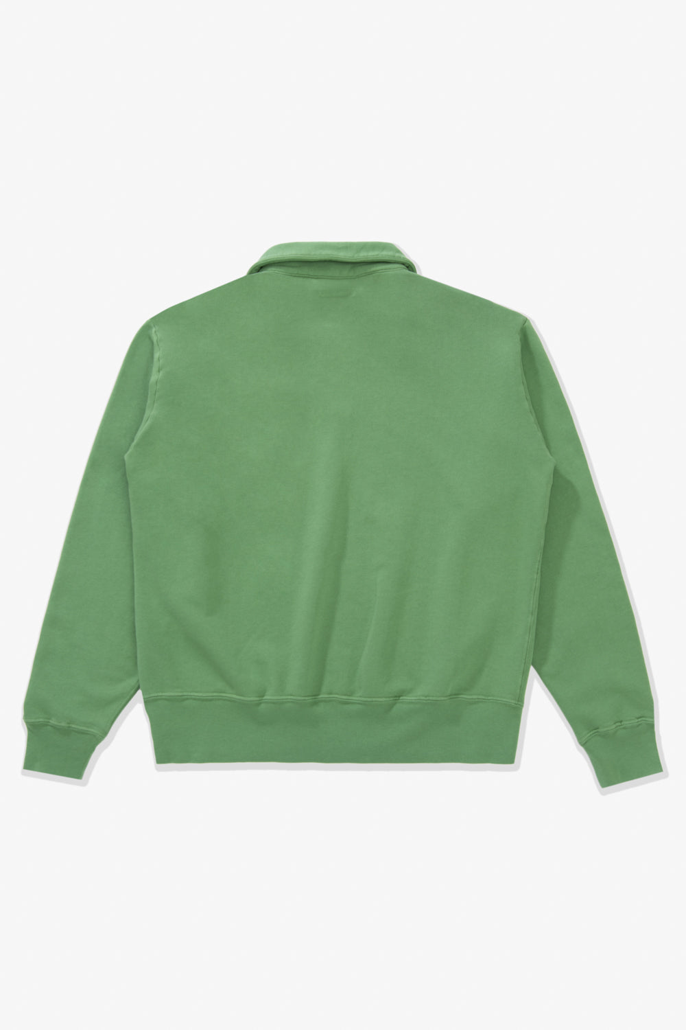 QUARTER ZIP SWEATSHIRT - FADED GREEN