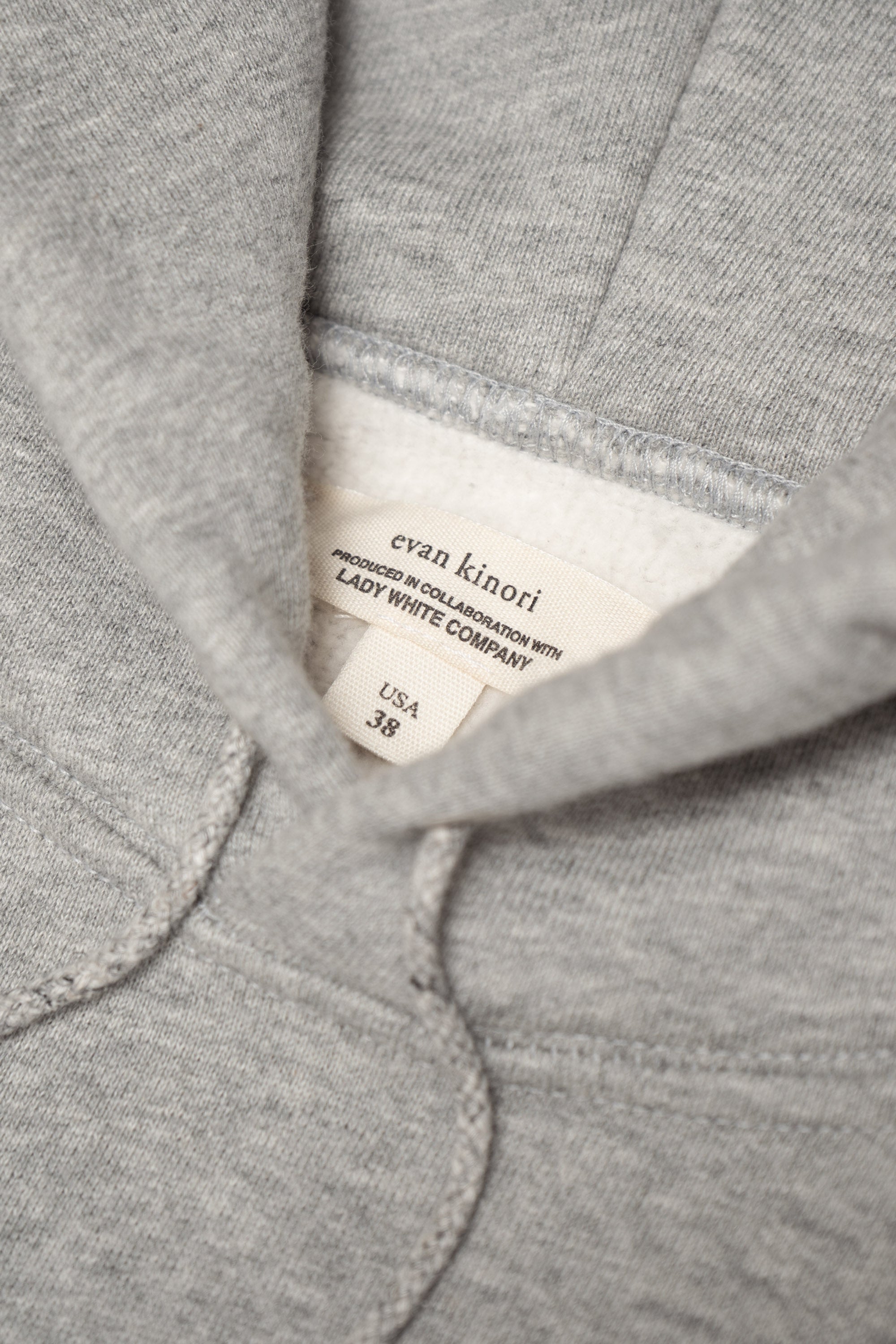 LW - C x EK - HOODIE - HEATHER GREY