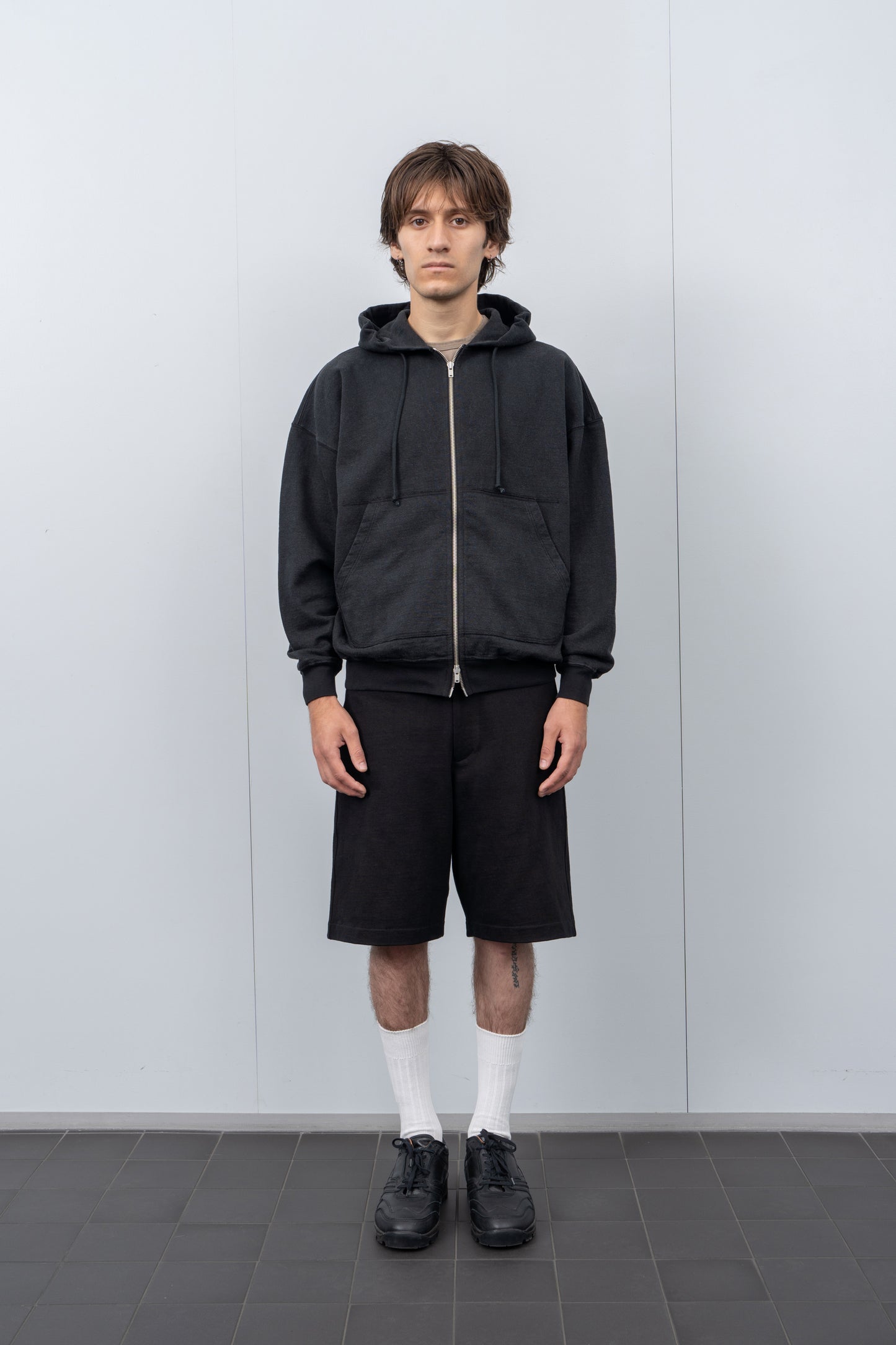 LW - C x EVAN KINORI ZIP HOODIE - BLACK