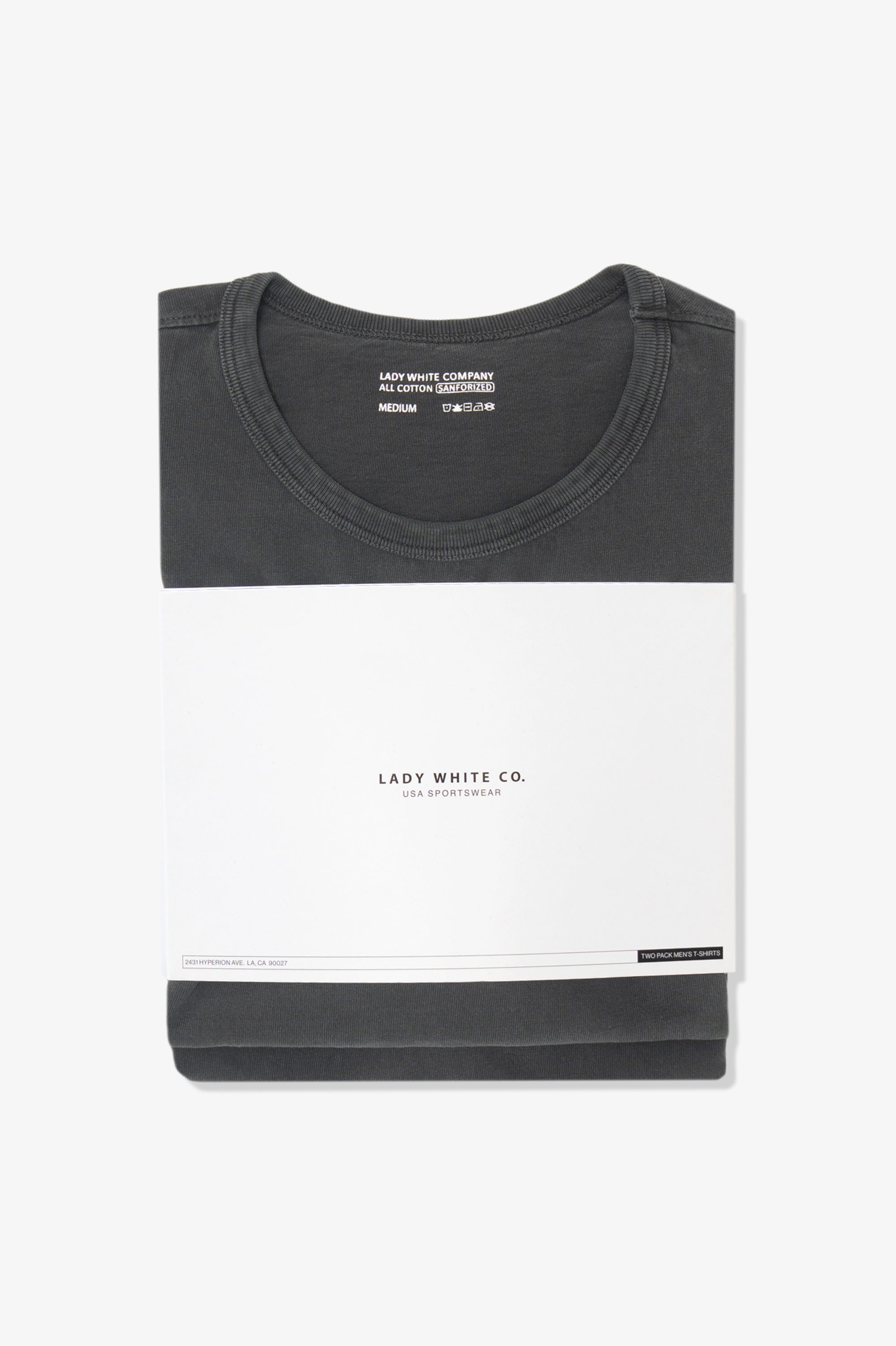 OUR T-SHIRT 2-PACK - PIGMENT CHARCOAL