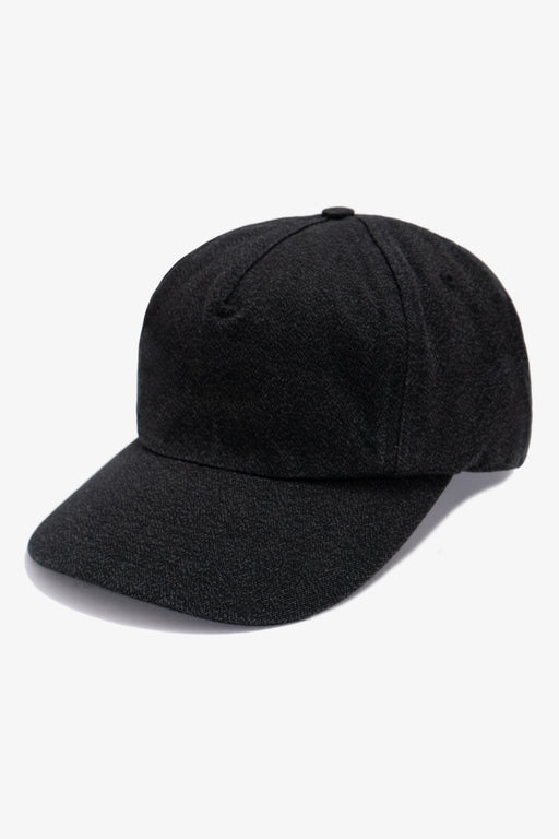 HEAVY TWILL CAP - BLACK
