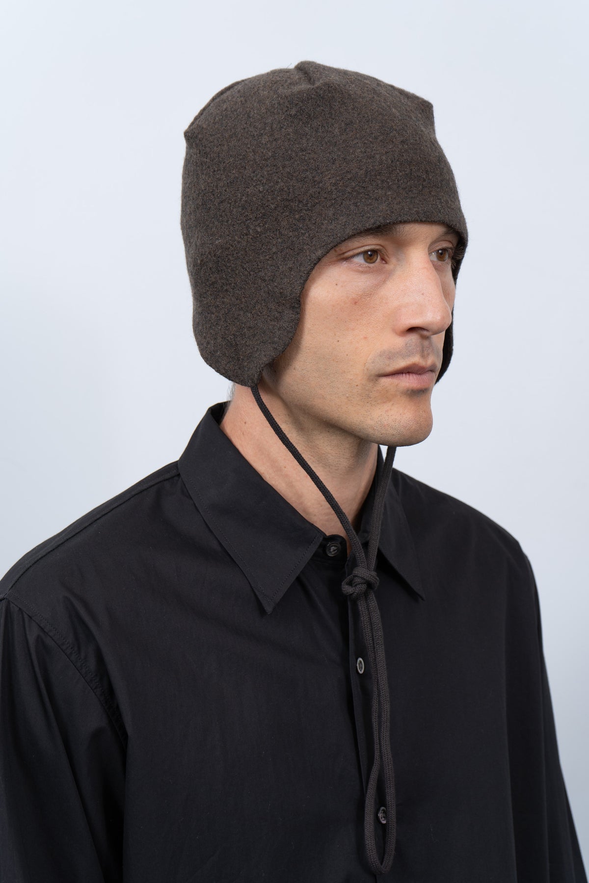EAR FLAP CAP - BROWN