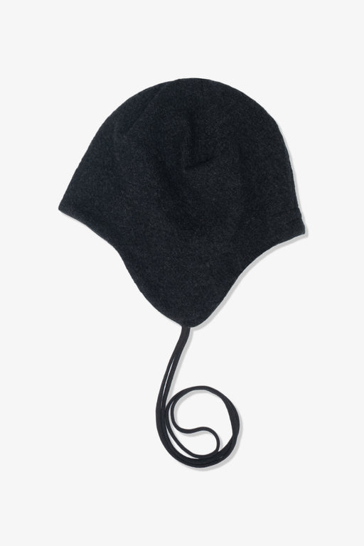 EAR FLAP CAP - CHARCOAL