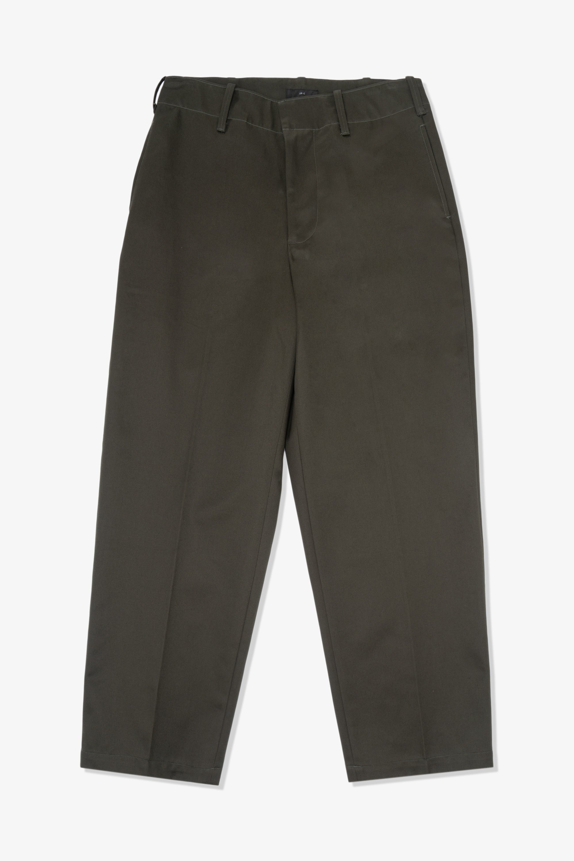 廃盤モデル OLDTOWN PF TROUSERS BLACK TWILL TWILL TROUSER - BLACK OLIVE – LADY WHITE CO.