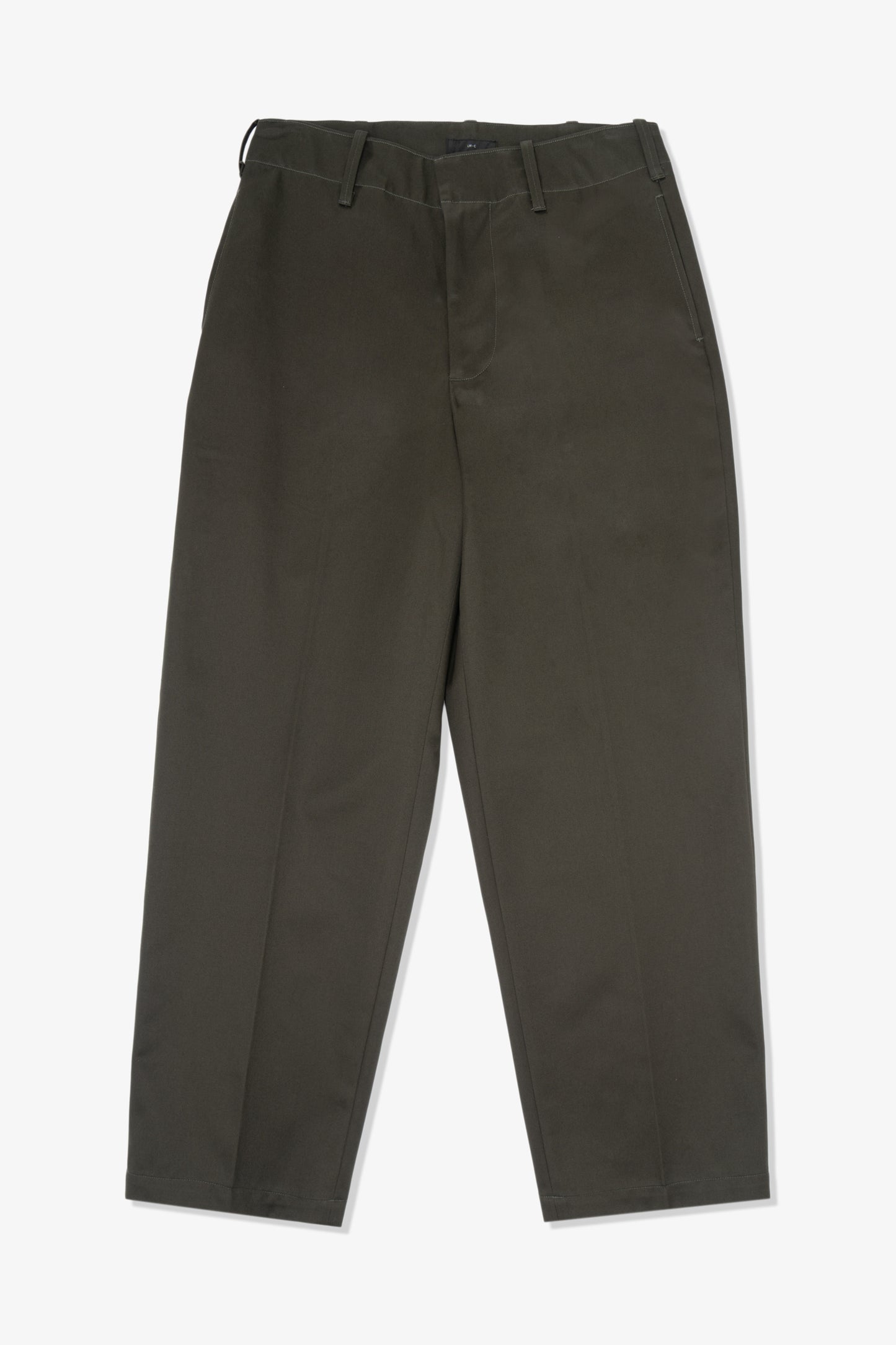 TWILL TROUSER - BLACK OLIVE