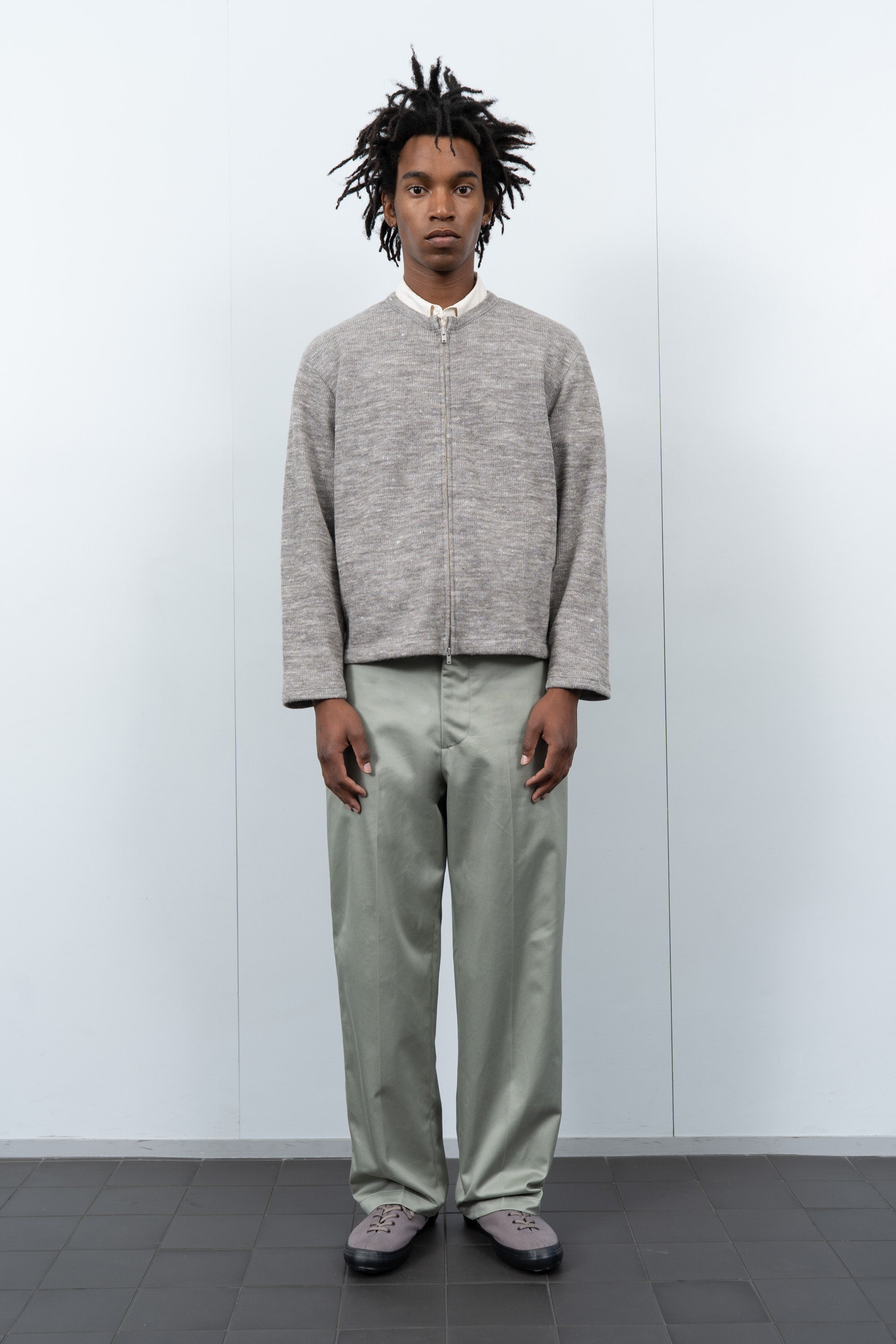 TWILL TROUSER - SAGE