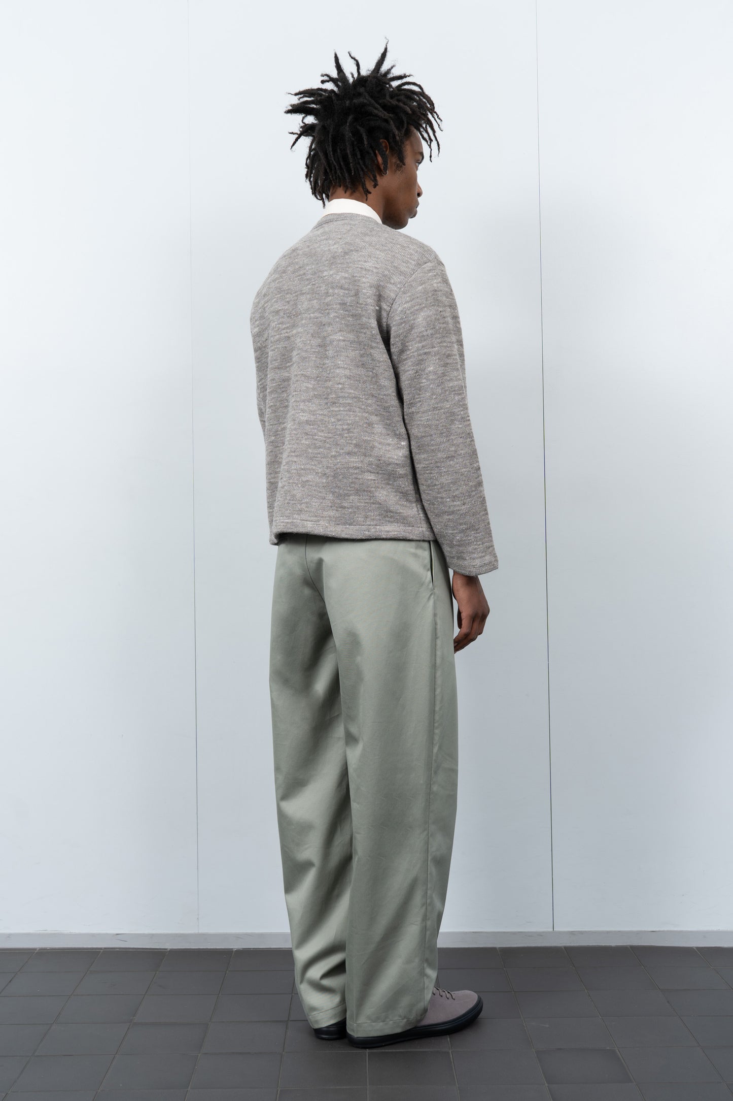 TWILL TROUSER - SAGE