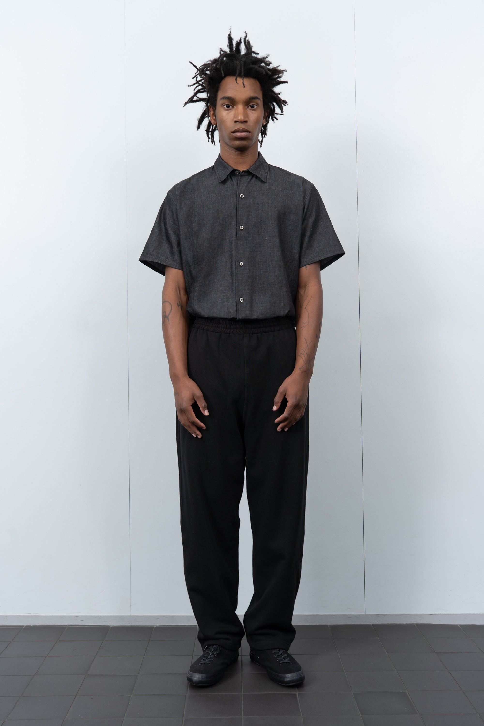 WOVEN WB SWEATPANT - BLACK