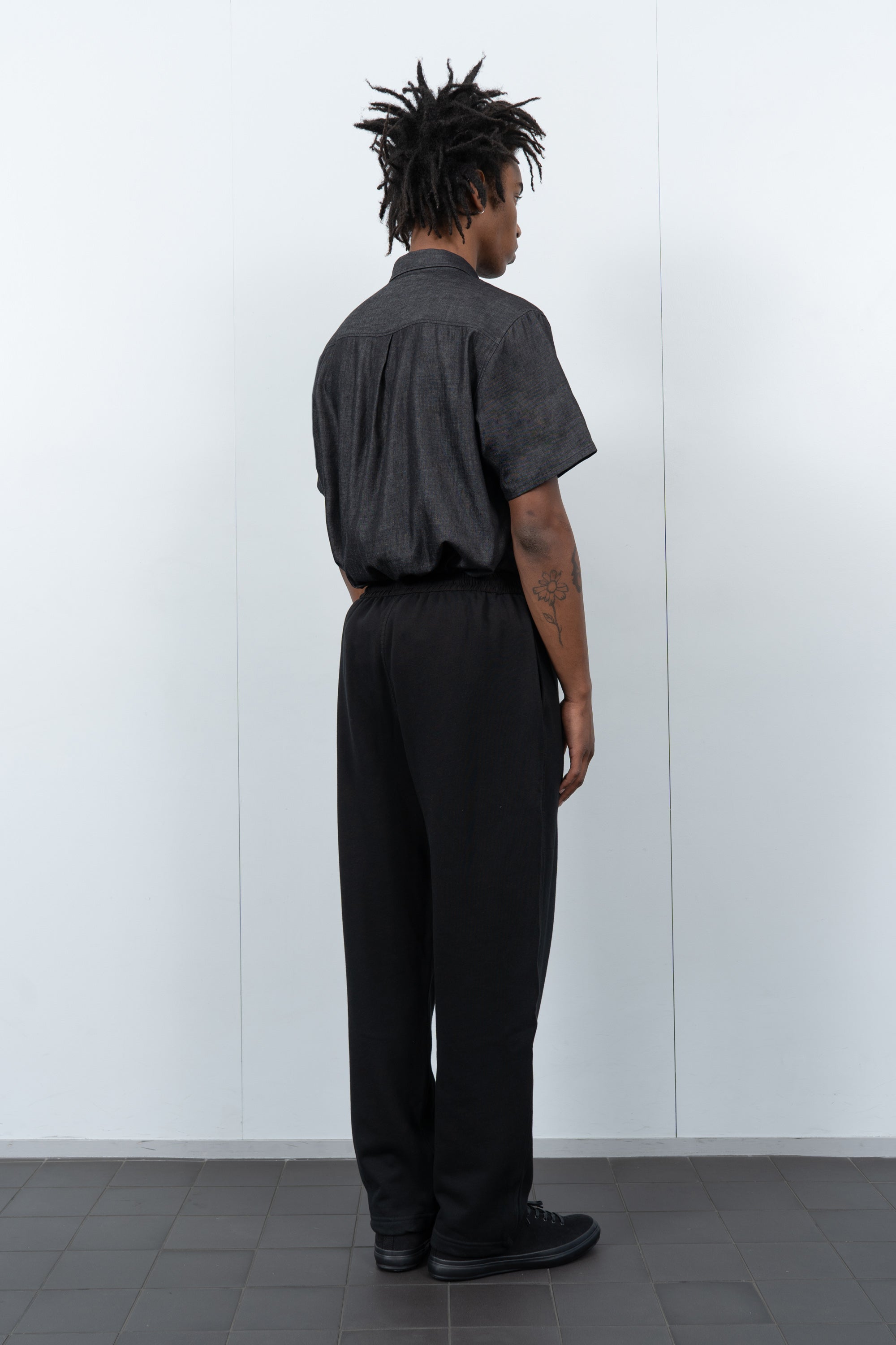 WOVEN WB SWEATPANT - BLACK