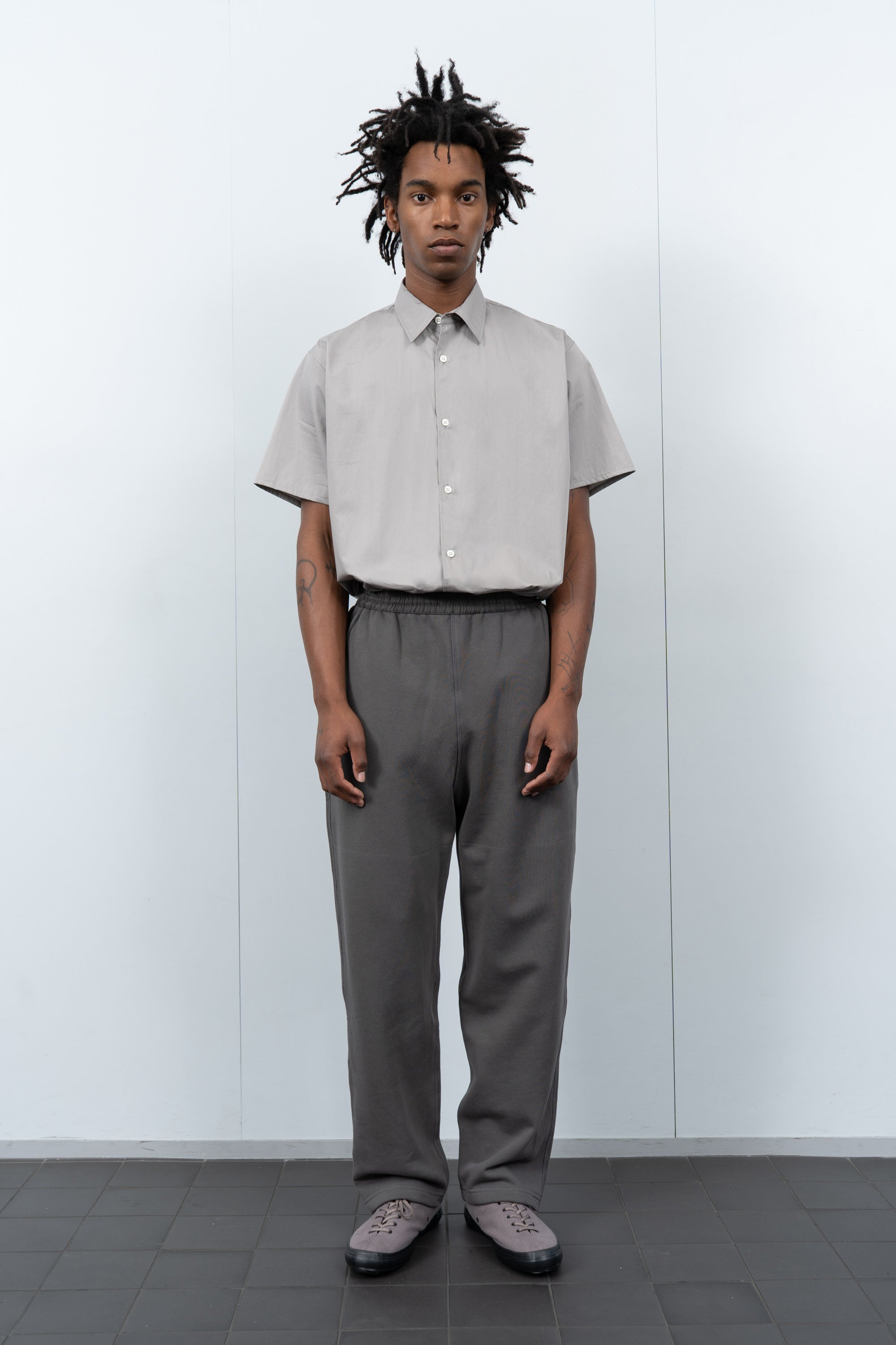 WOVEN WB SWEATPANT - PEWTER