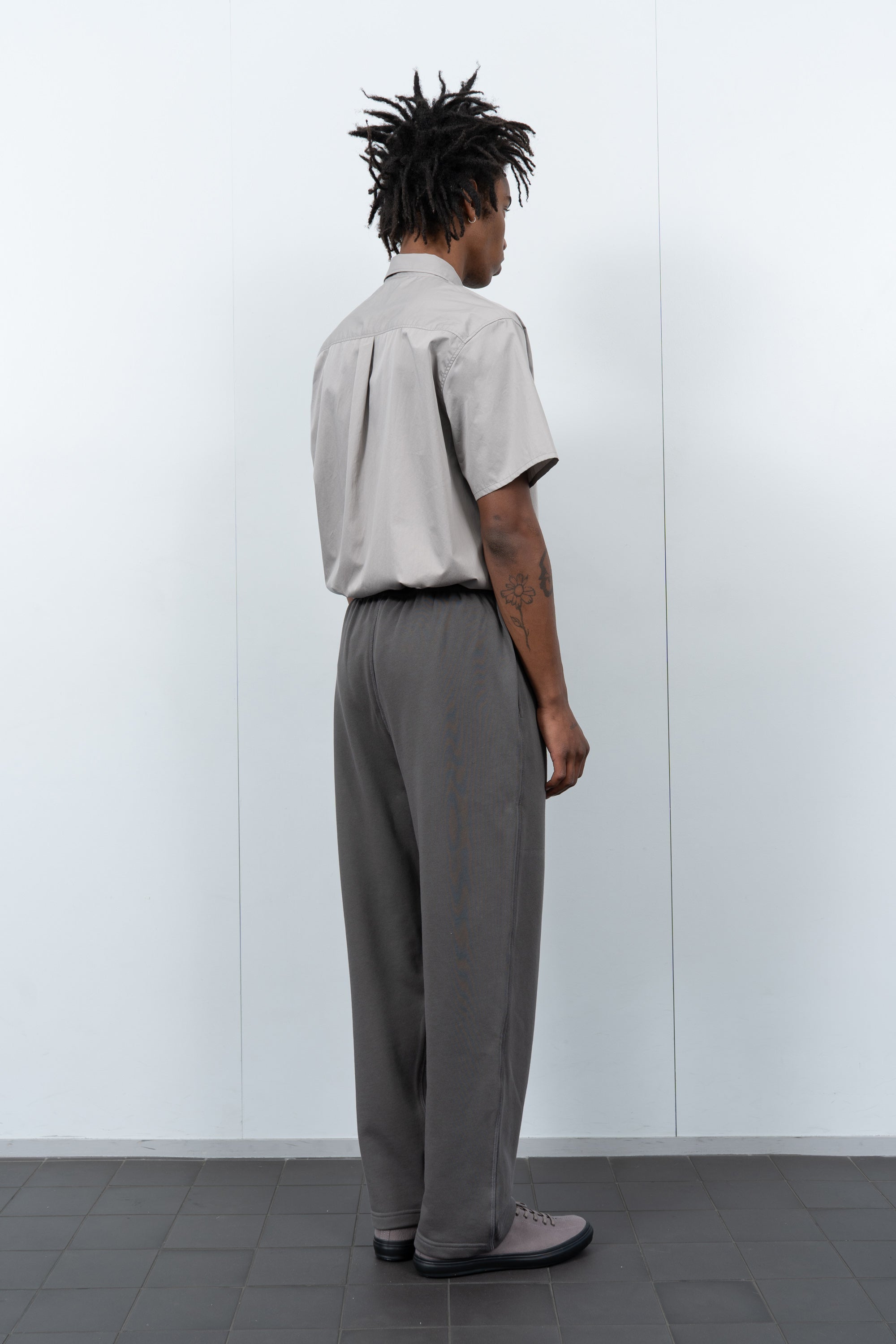 WOVEN WB SWEATPANT - PEWTER