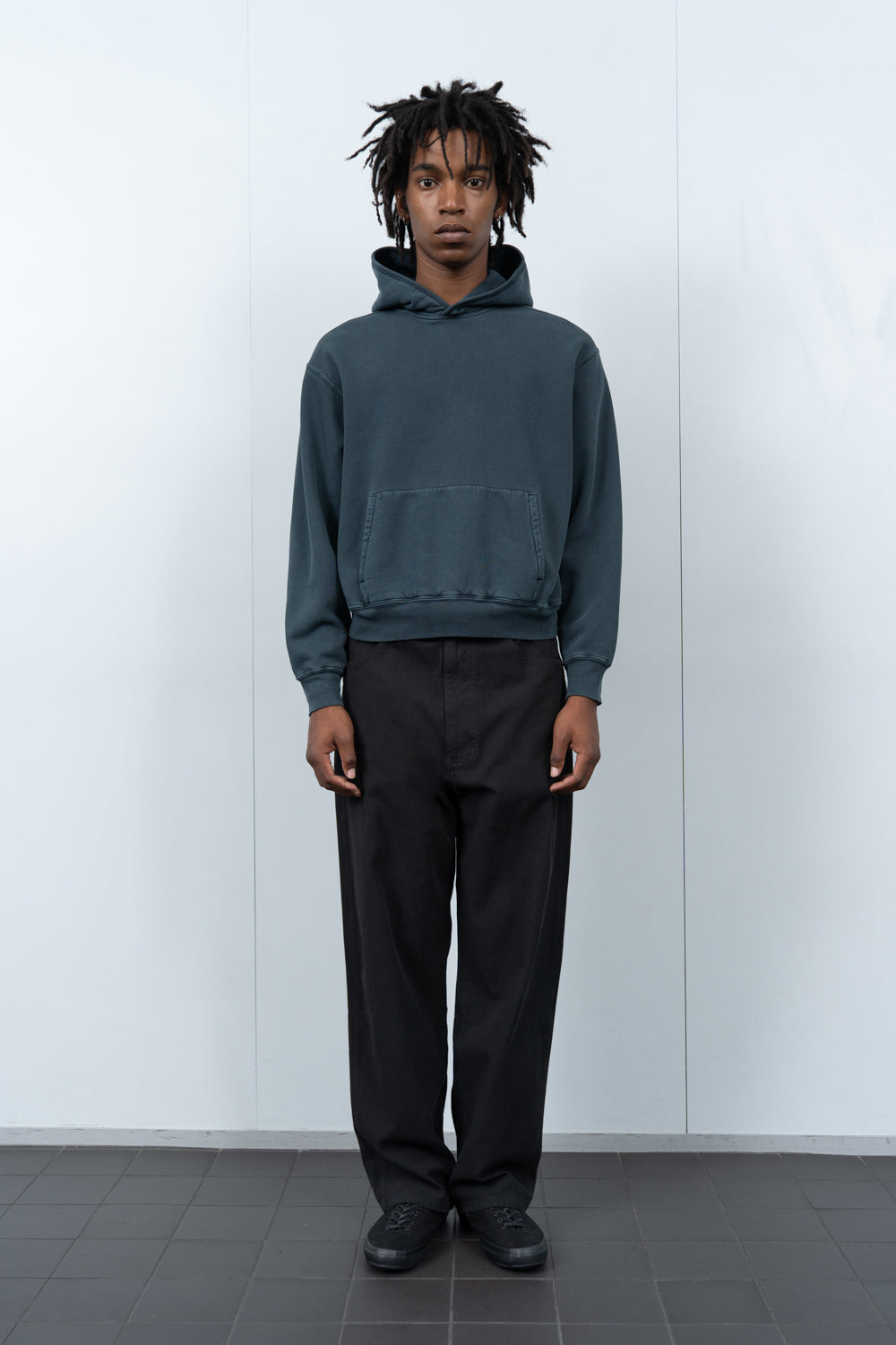 MINI HOODIE - PIGMENT PITCH TEAL