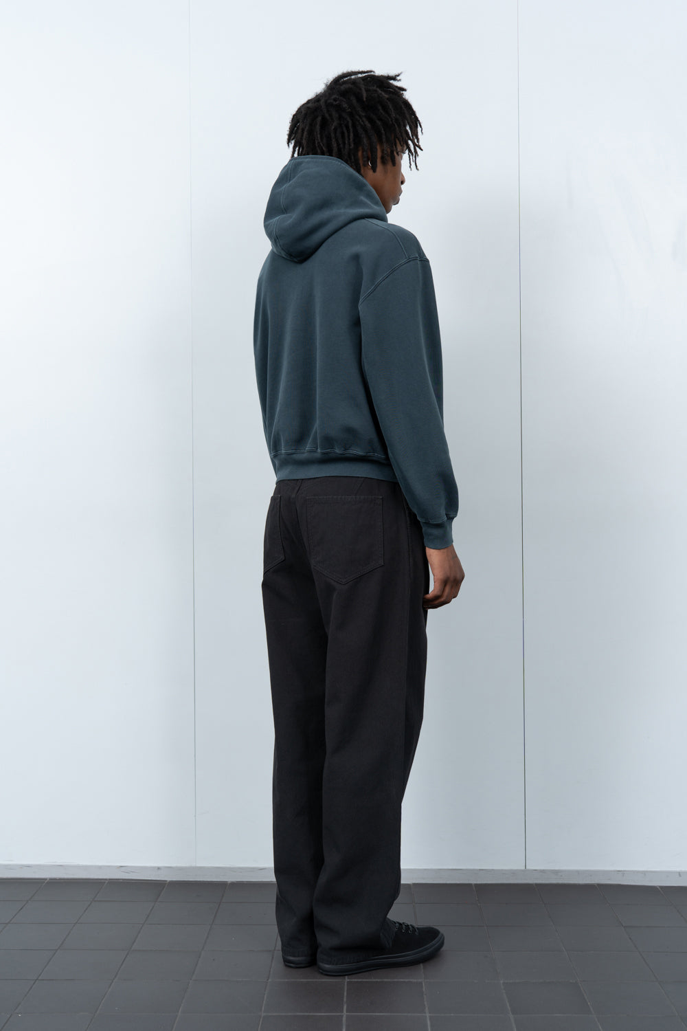 MINI HOODIE - PIGMENT PITCH TEAL