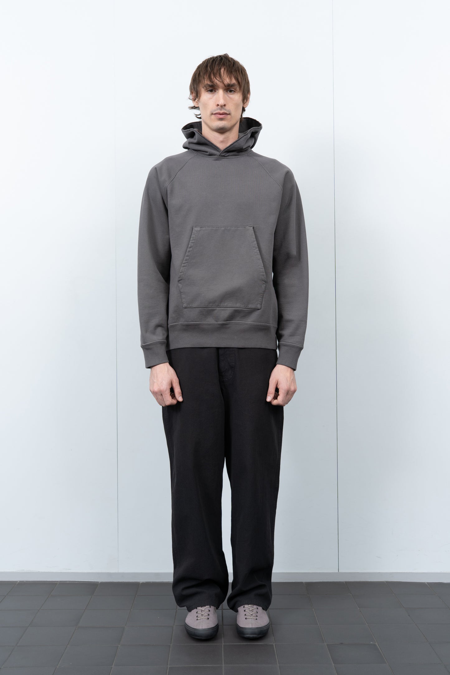 SUPER WEIGHTED HOODIE - PEWTER