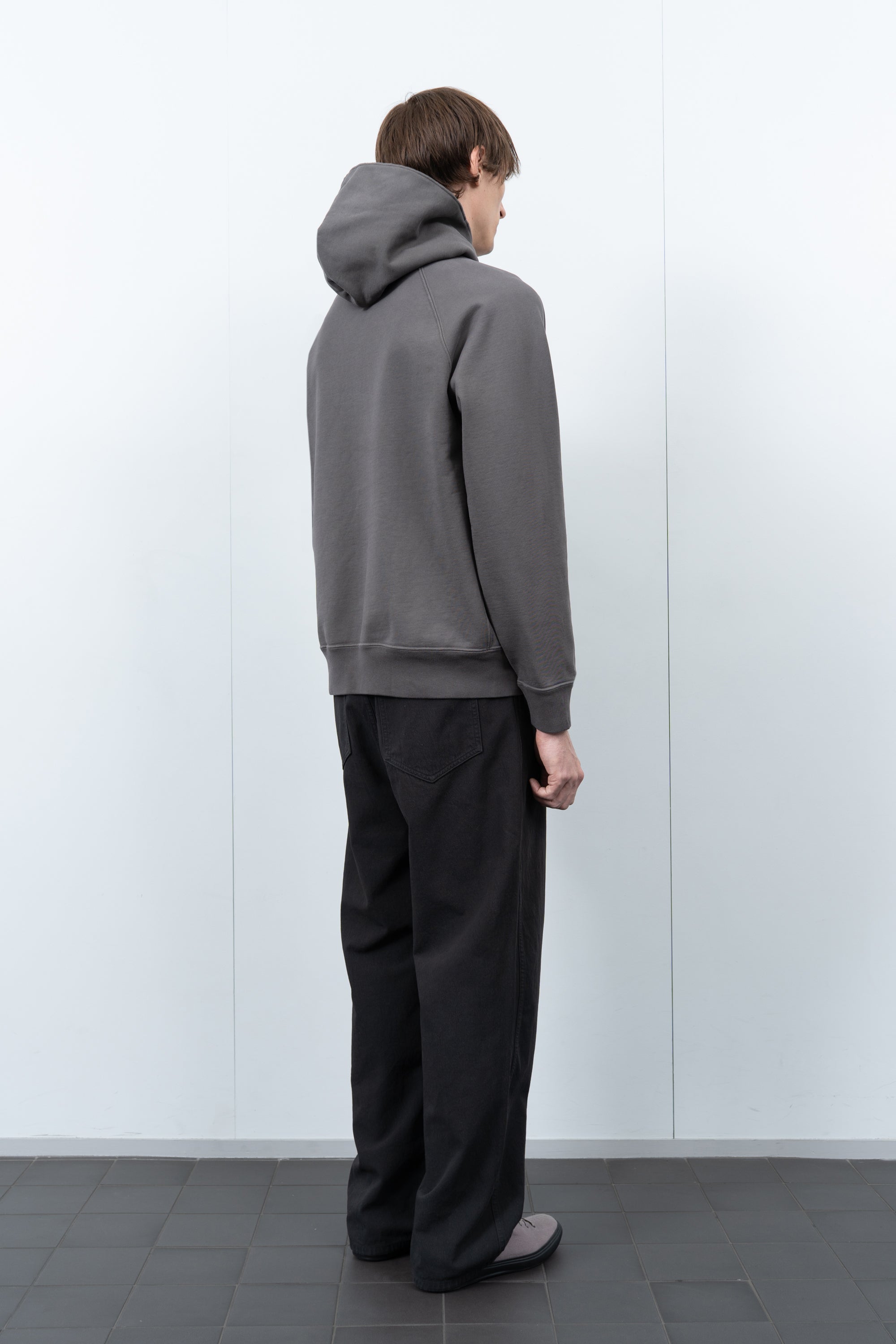 SUPER WEIGHTED HOODIE - PEWTER