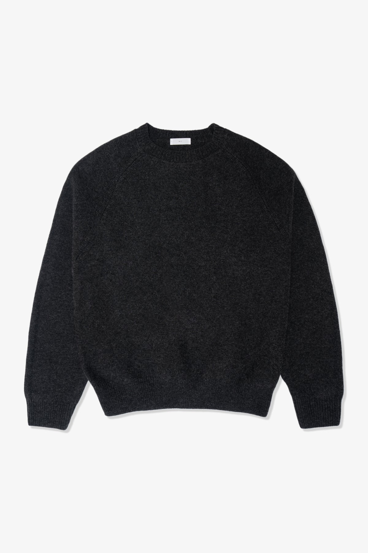 RAGLAN LINK SWEATER - CHARCOAL