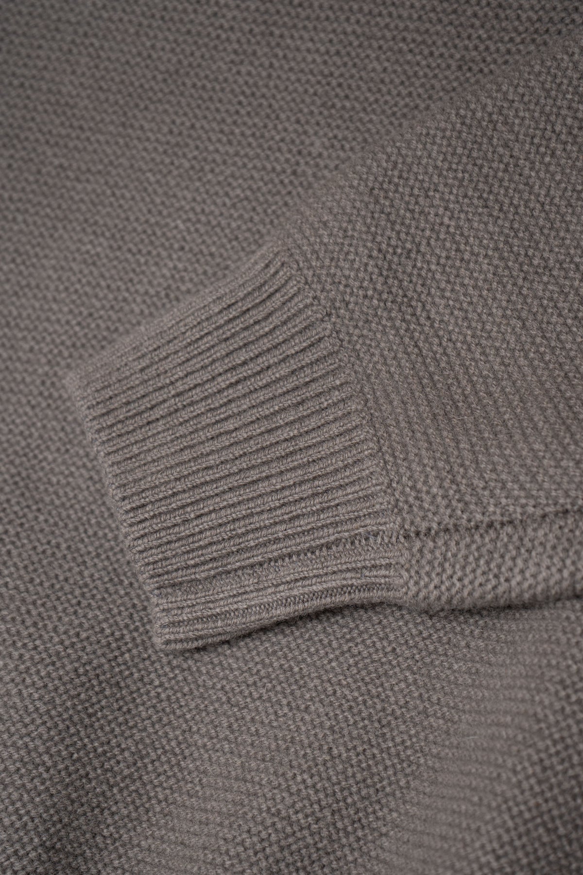 RAGLAN LINK SWEATER - CLAY